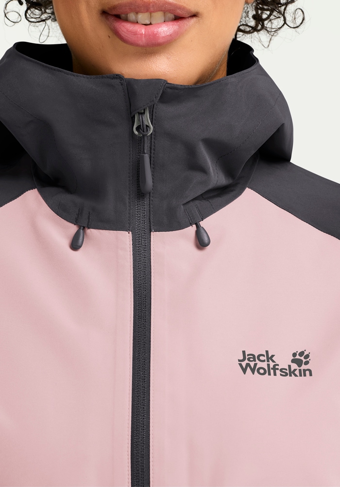 Jack Wolfskin Outdoorjacke »WILDBOUND 2L JKT W« mit Kapuze