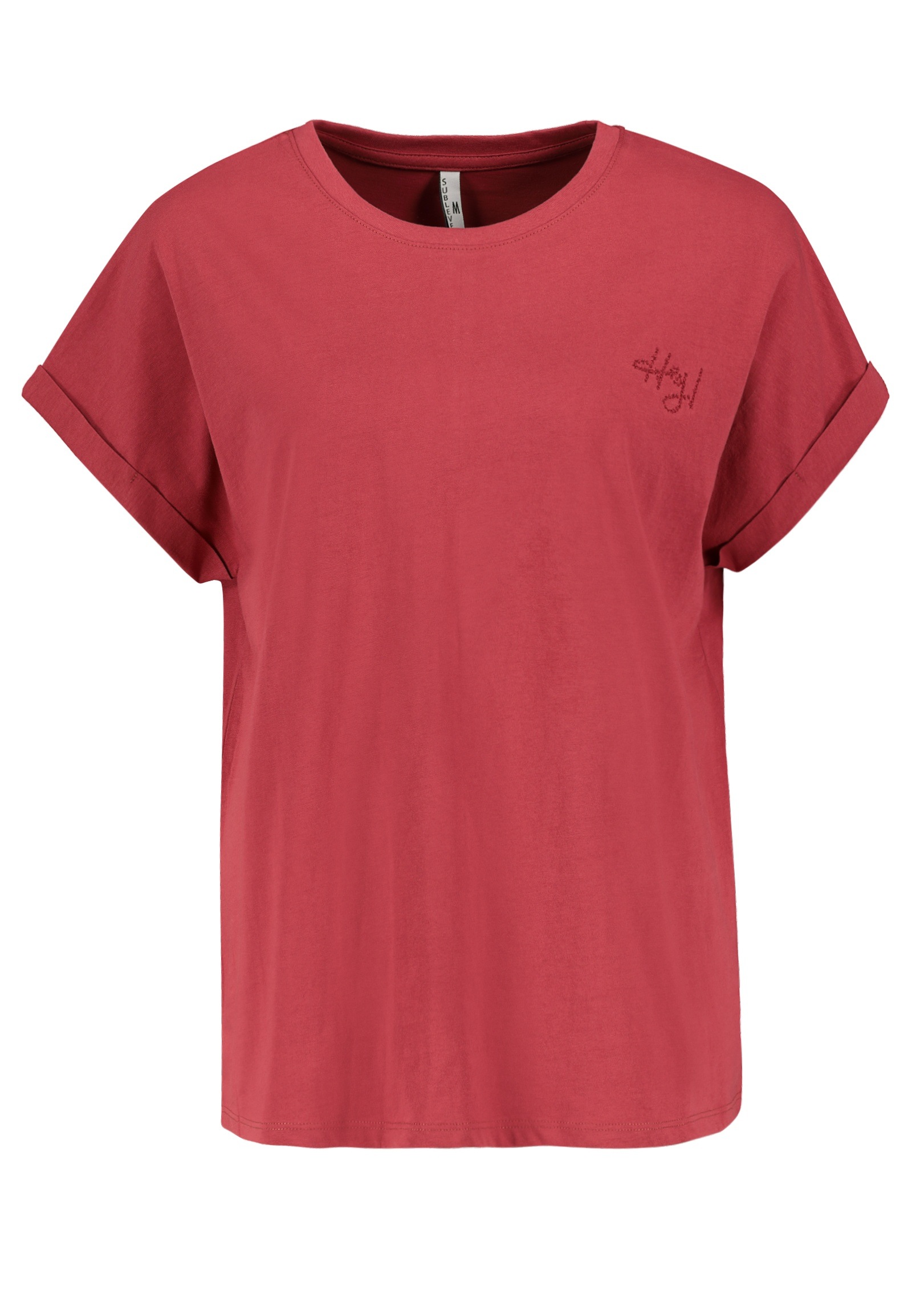 SUBLEVEL Rundhalsshirt, mit Stickerei