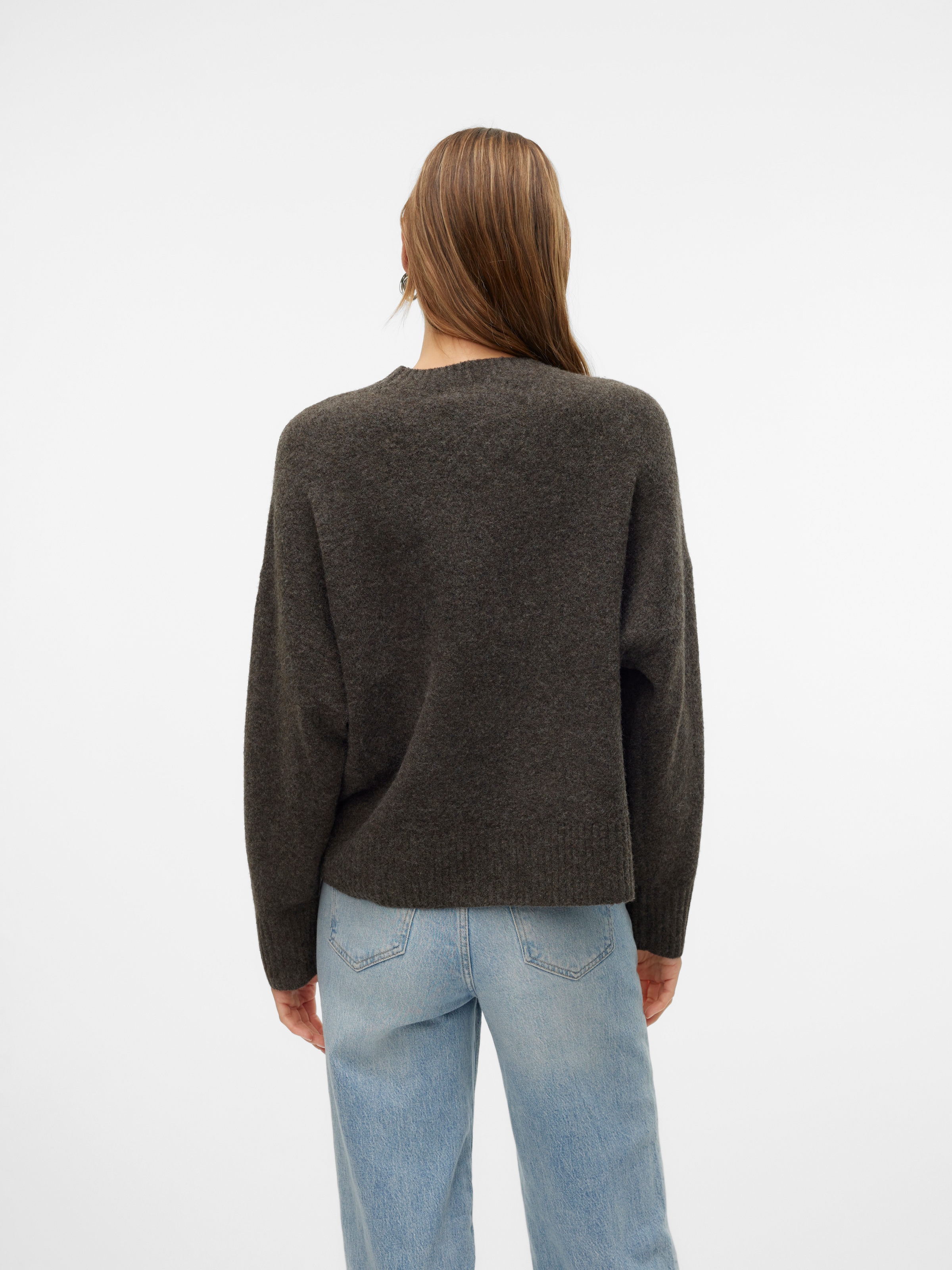 Vero Moda Strickpullover »VMBOOM LS O-NECK PULLOVER GA NOOS«
