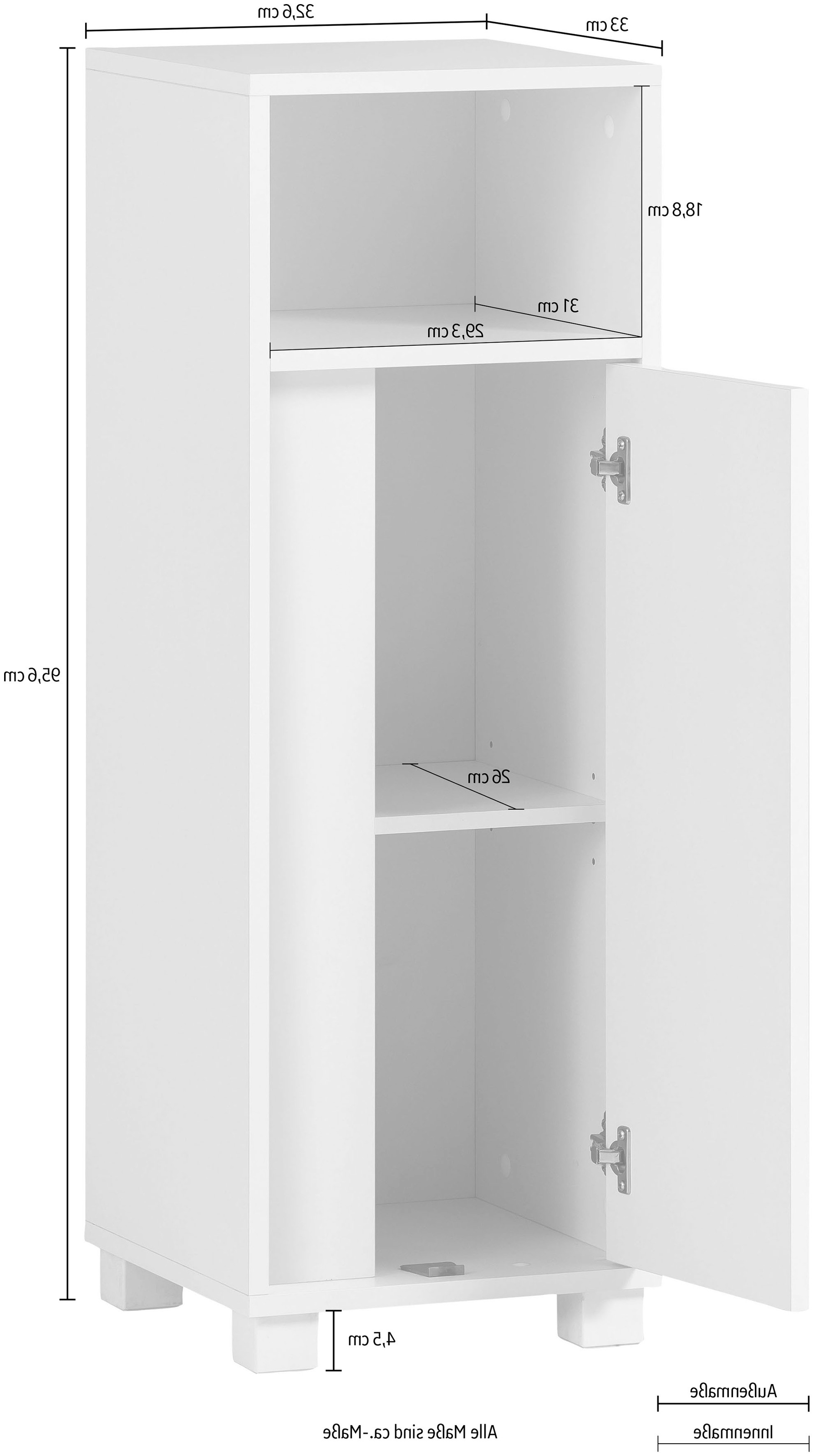 INOSIGN Unterschrank »Dex«, Badmöbel, Breite 32cm
