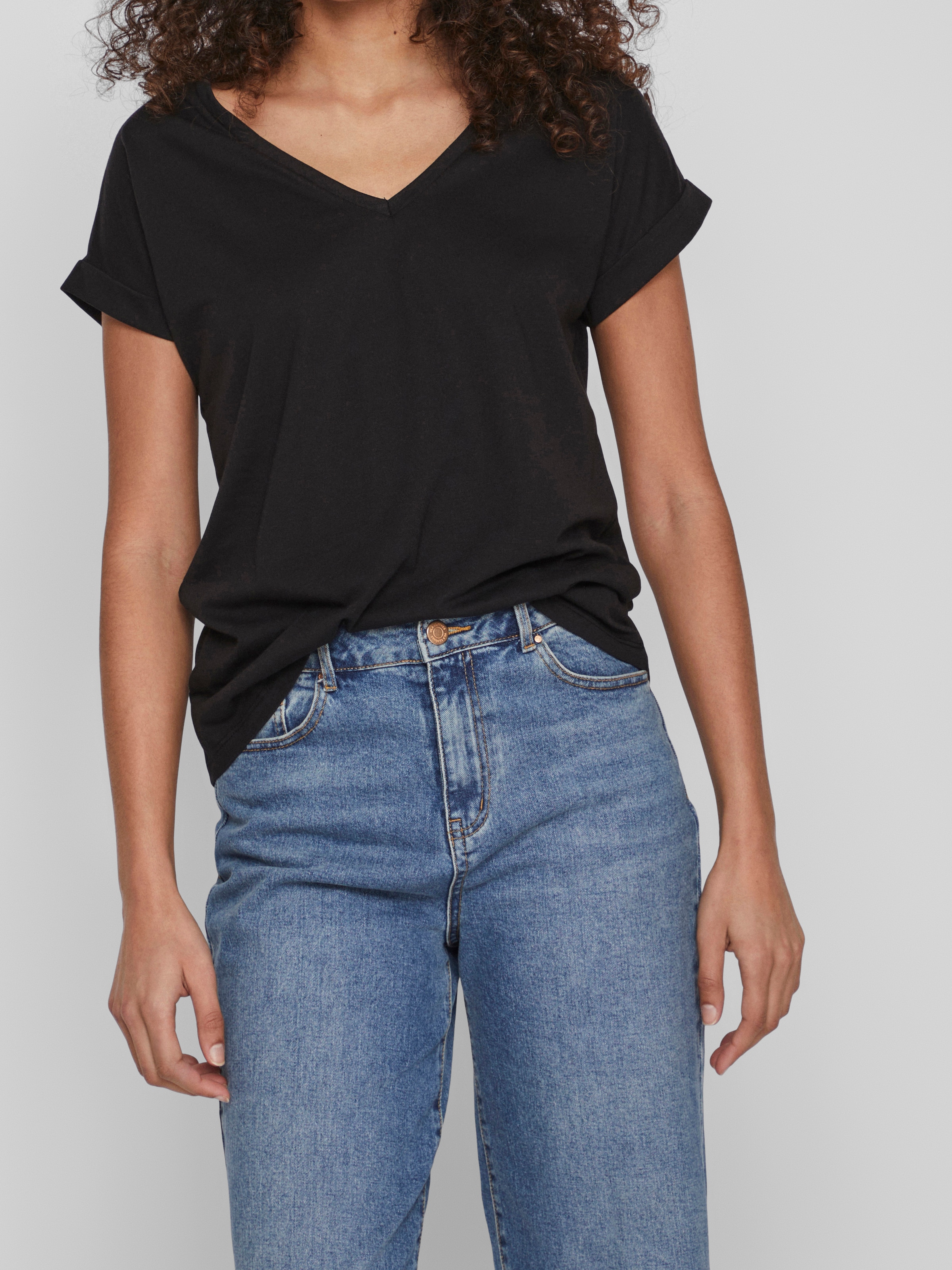Vila V-Shirt »VIDREAMERS NEW V-NECK T-SHIRT - NOOS«