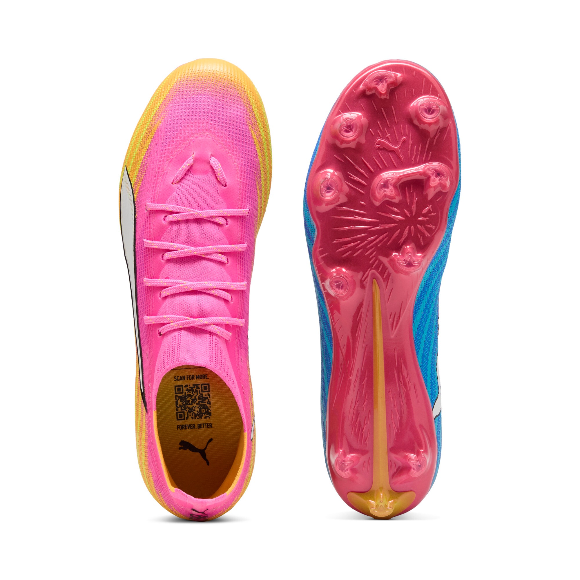 PUMA Fußballschuh »ULTRA 6 PRO FGAG«  mit Nockenprofil für Rasen- und Kunstrasenplätze, aus Synthetik