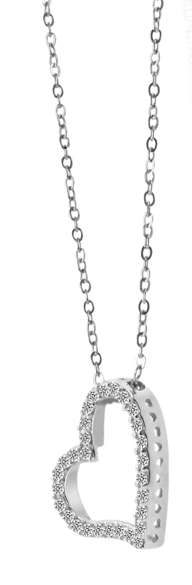 Adelia´s Kette ohne Anhänger »Damen Halskette mit Anhänger ¿ Herz aus 925 Silber«