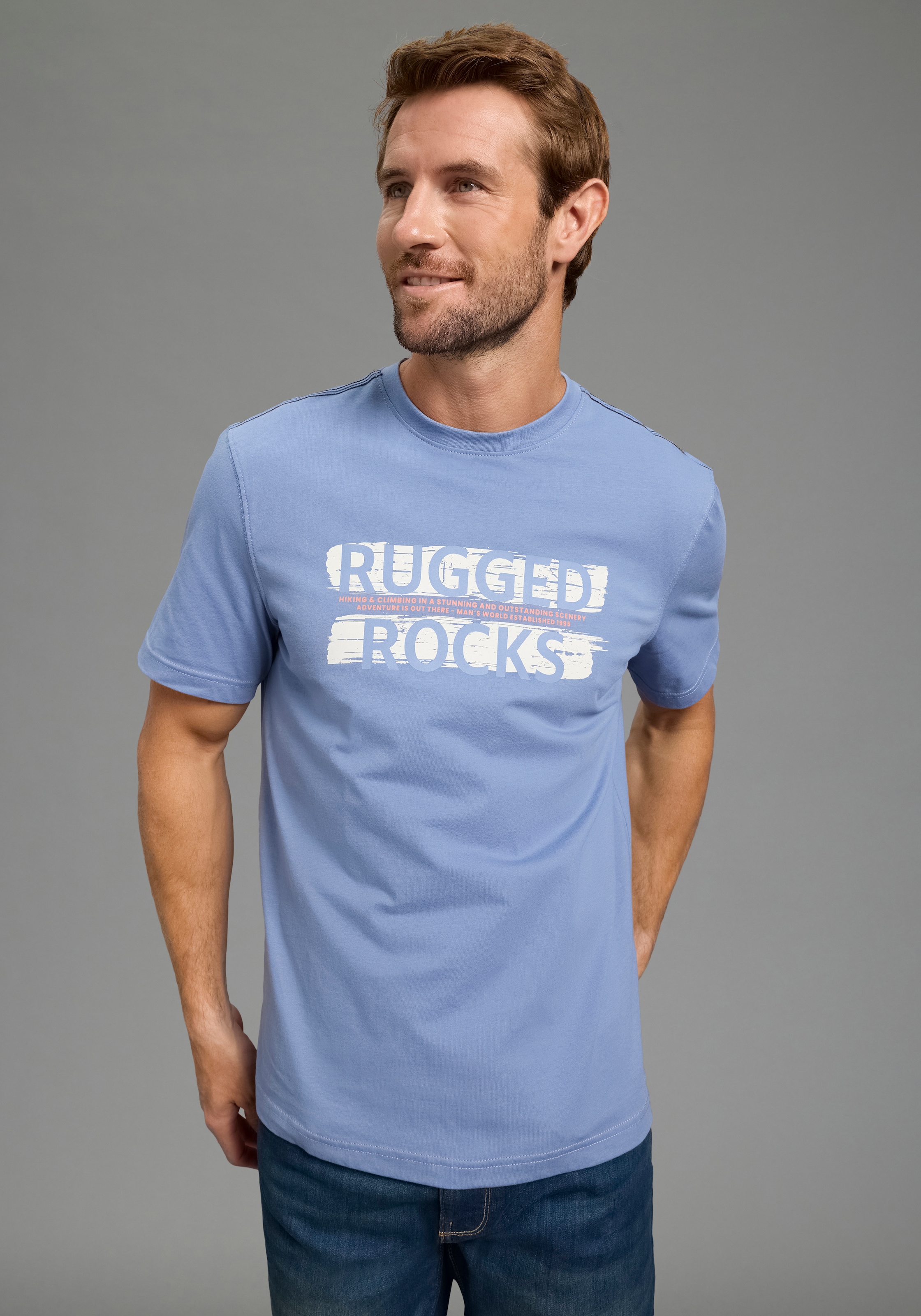 Man's World Muscleshirt »Neue Kollektion!« casual Stil, Kurzarm, normale Passform, bedruckt