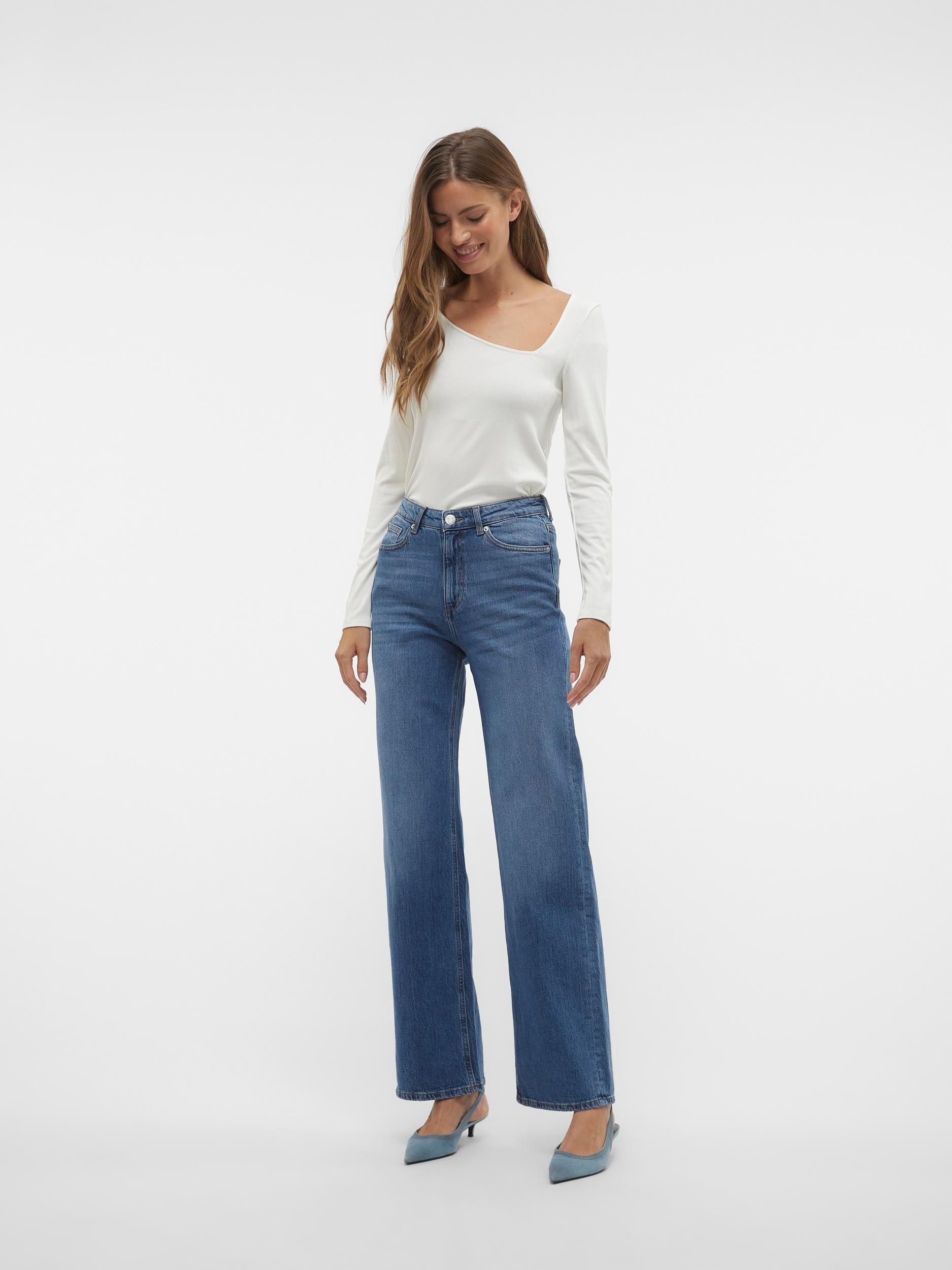 Vero Moda High-waist-Jeans »VMTESSA HR WIDE JEANS RA380 GA NOOS«
