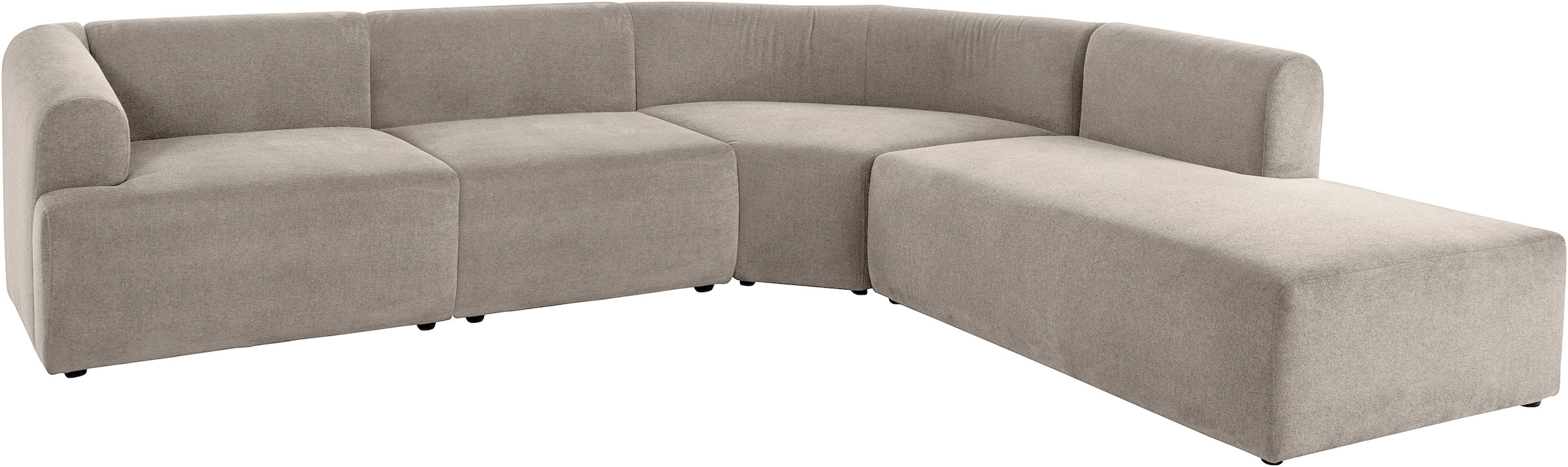 LeGer Home by Lena Gercke Ecksofa »LYZA L-Form links/rechts, Modularsofa, Maße B/T/H: 287/267/74 cm«, als Modul oder separat verwendbar, für individuelle Zusammenstellung