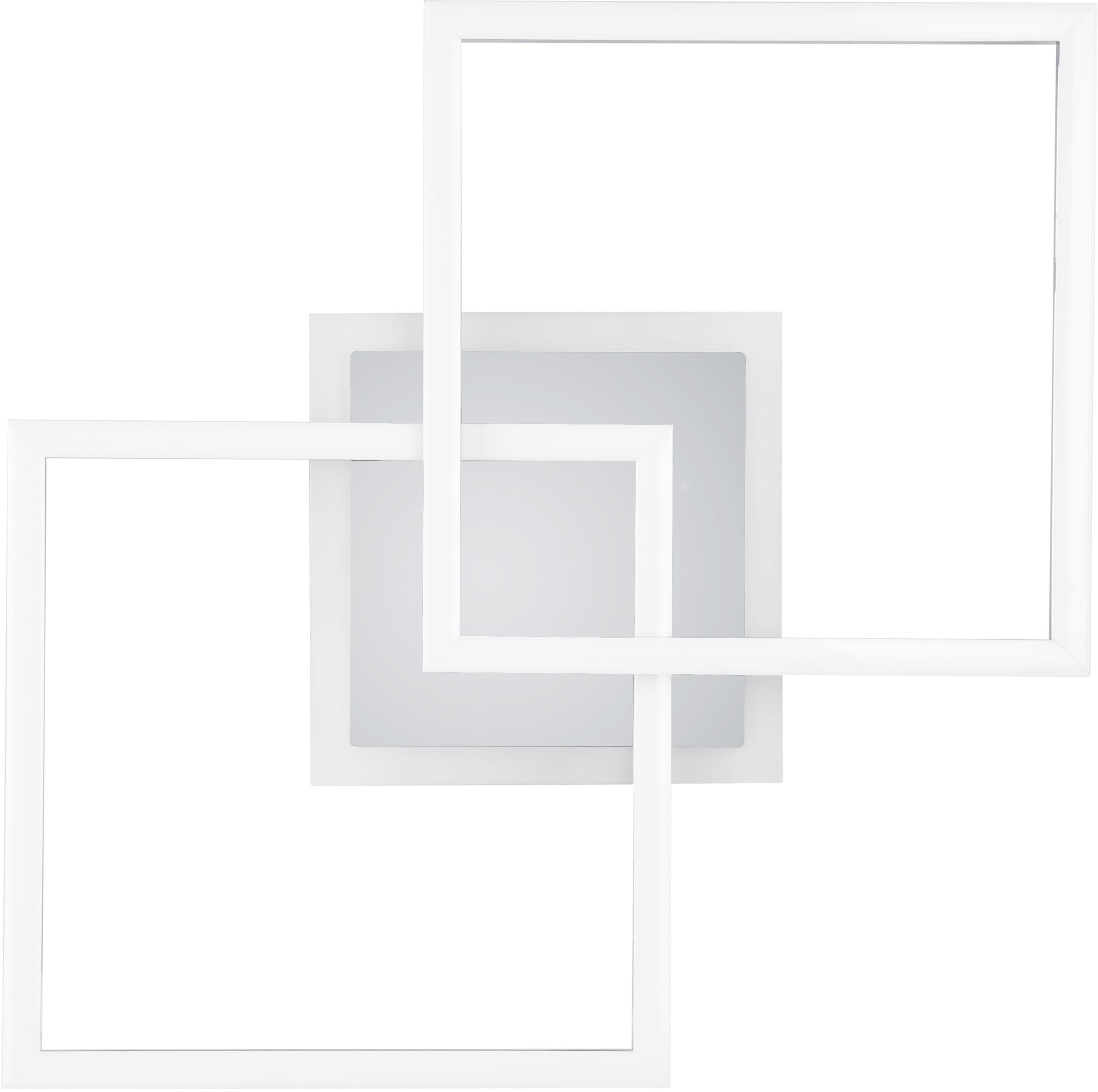 REALITY Leuchten LED Deckenleuchte »Venida«, 1 flammig, Leuchtmittel LED-Board | LED fest integriert, neutralweiß 4000K, dimmbar, Memoryfunktion, 3000 Lumen 25W, 35x57 cm
