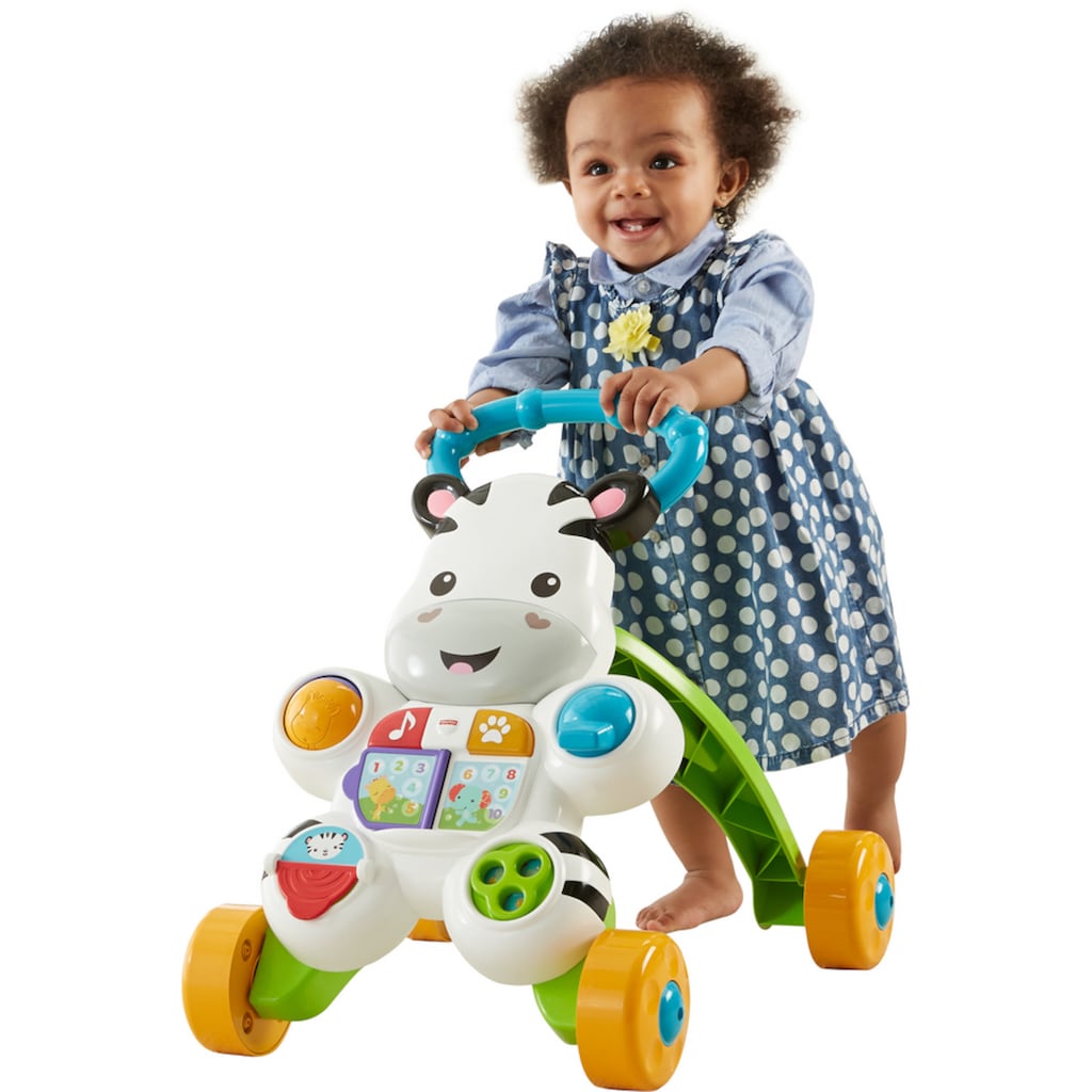 Fisher-Price® Lauflernhilfe »Lern mit mir Zebra Lauflernwagen«