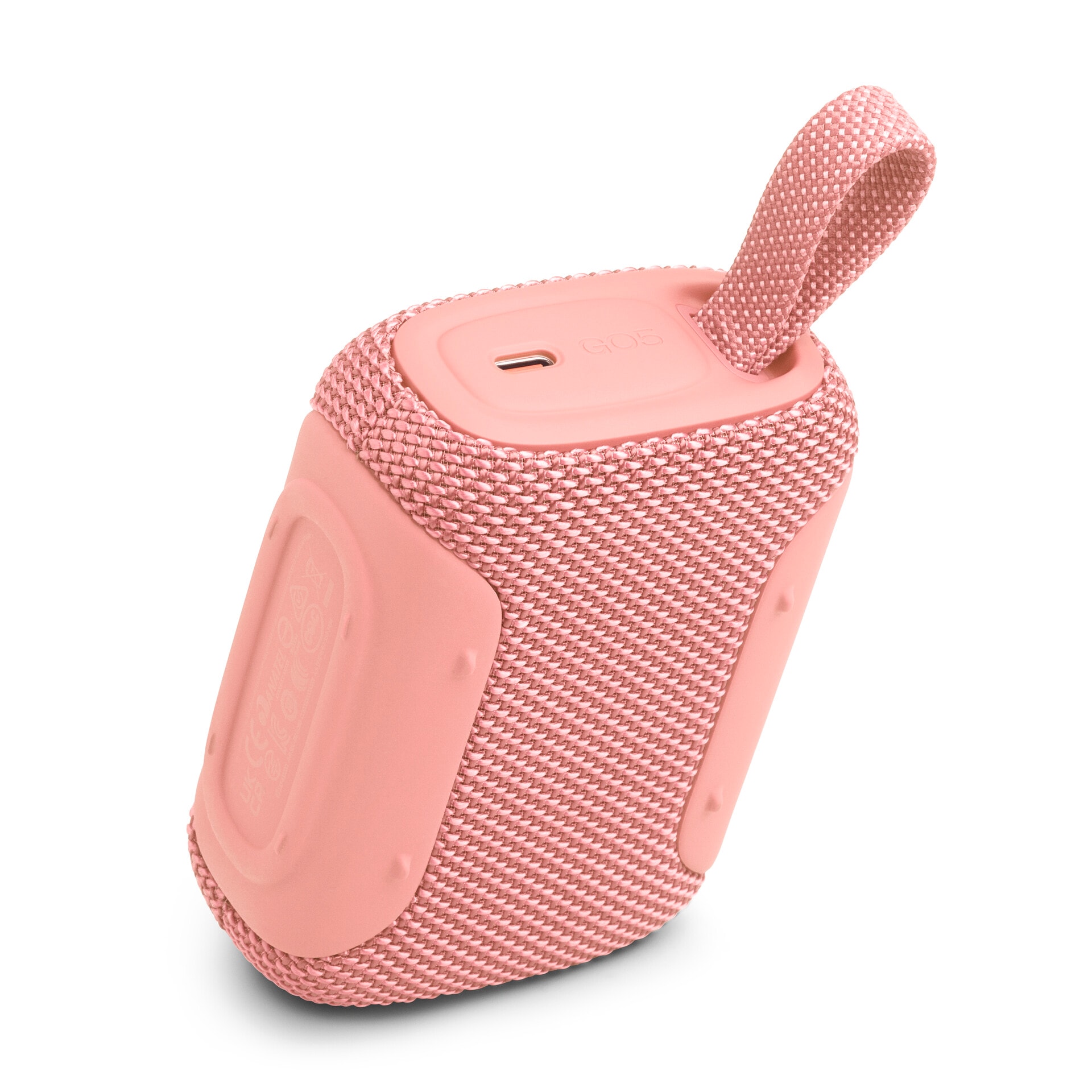 JBL Bluetooth-Lautsprecher »Set: GO 5 purple + Strandtuch« (A2DP Bluetooth | AVRCP Bluetooth | Bluetooth 4,8 W) Kompakter, wasserdichter und stoßfester Lautsprecher mit Strandtuch