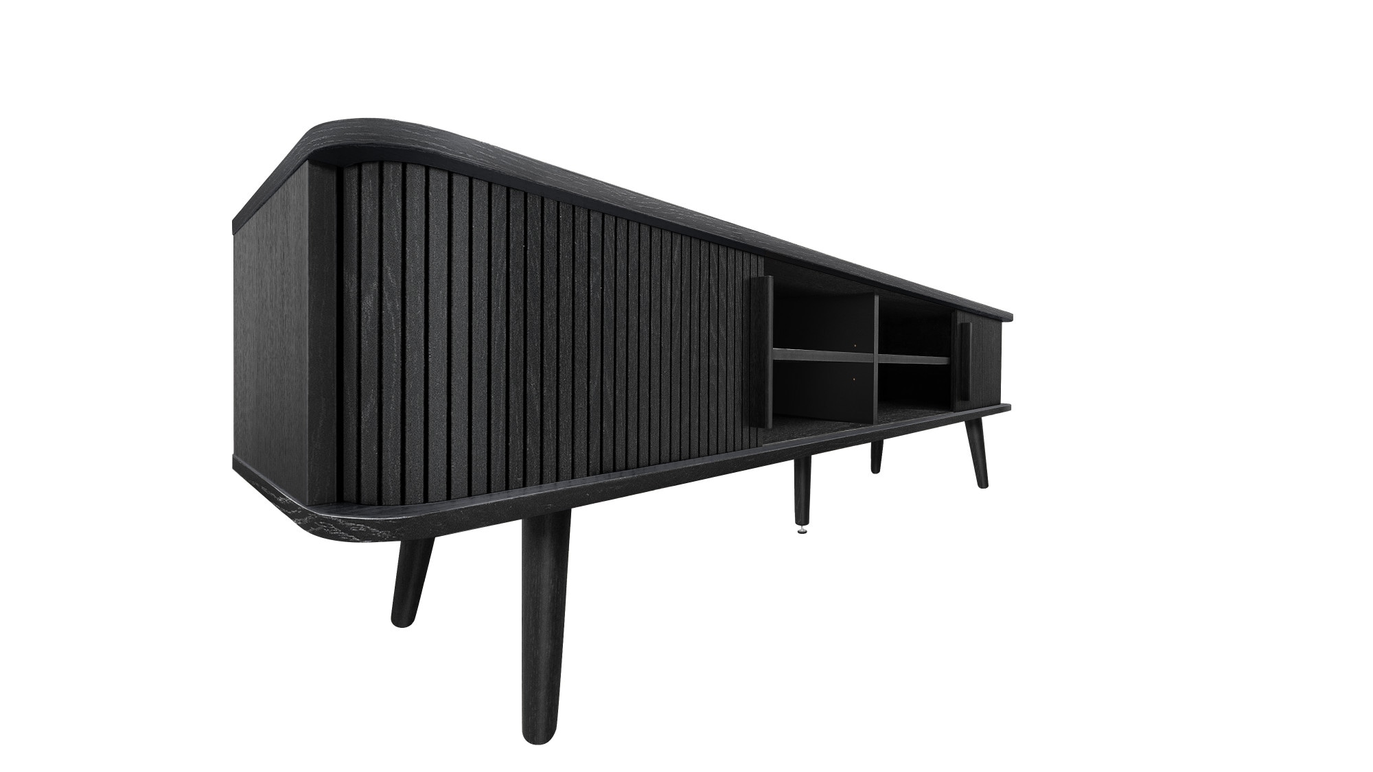 Woodman TV-Board »Rove«, besonderes Design, in zwei Breiten, mit Eichenholzfurnier