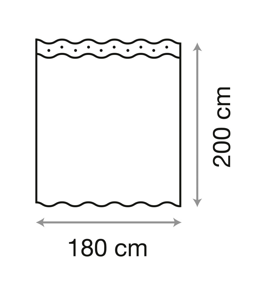 Sanilo Duschvorhang »Bambus«, Höhe 200 cm