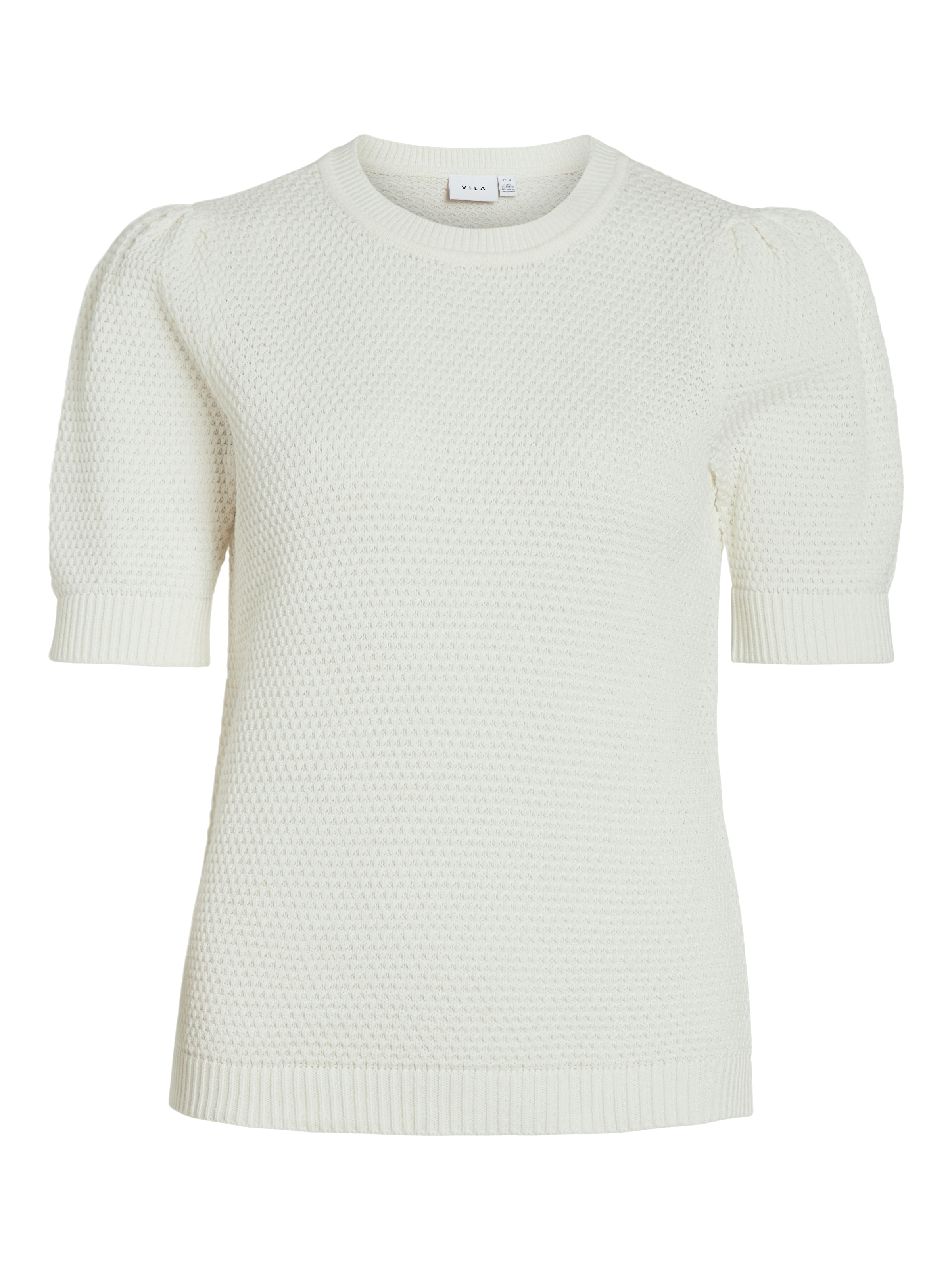 Vila Kurzarmpullover »VIDALO O-NECK S/S KNIT TOP - NOOS«