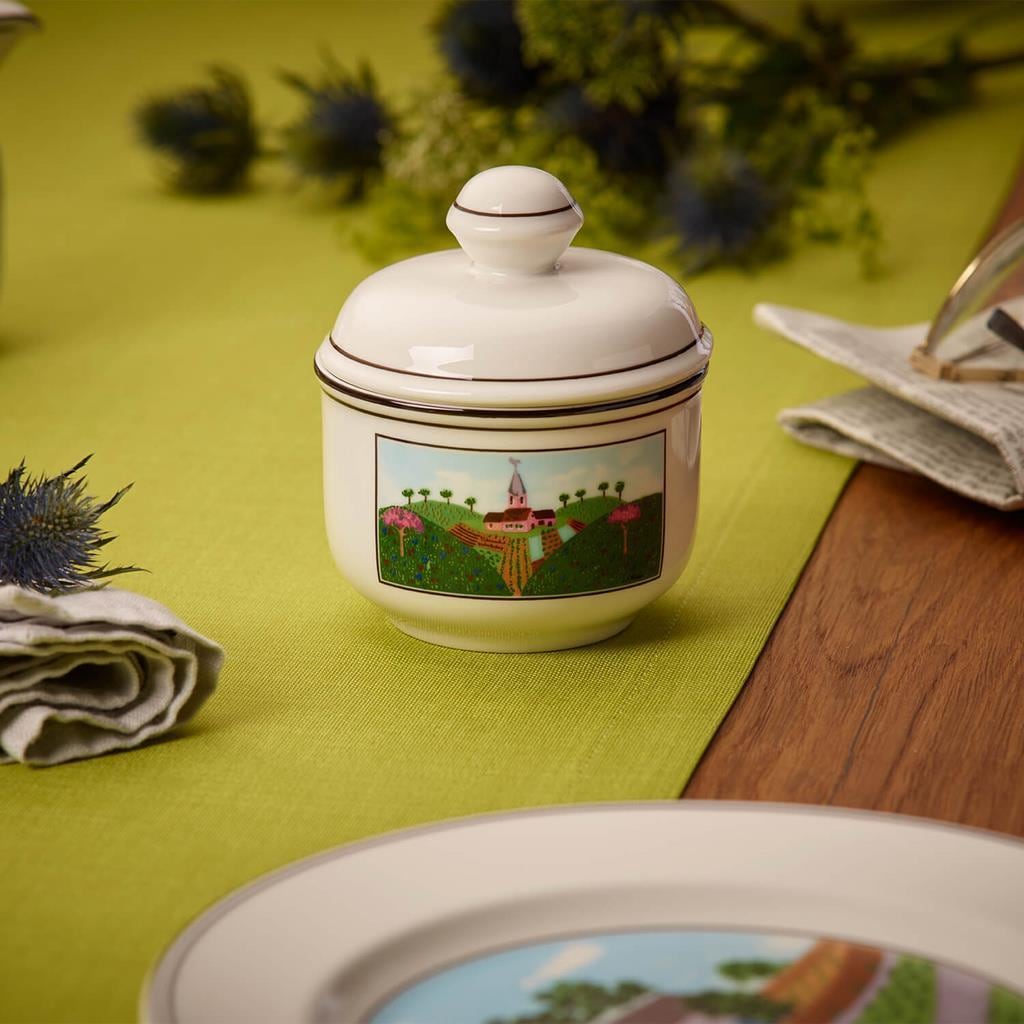 Villeroy & Boch Milch- und Zuckerset »Milch & Zucker Set Design Naif 2er Set bunt« Spülmaschinengeeignet, Mikrowellengeeignet