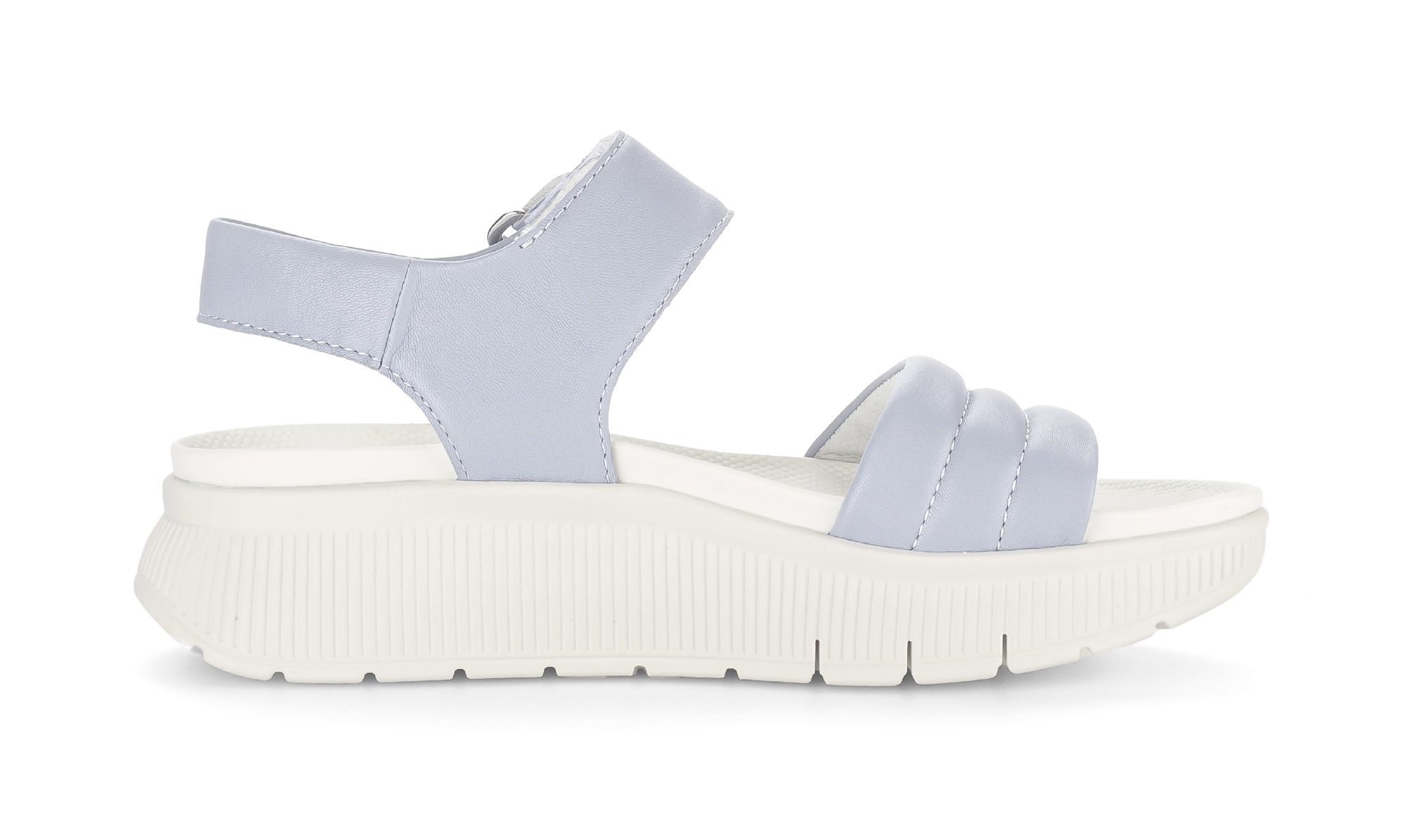 Gabor Riemchensandale  Plateau, Sandalette mit Ziernähten und Niete