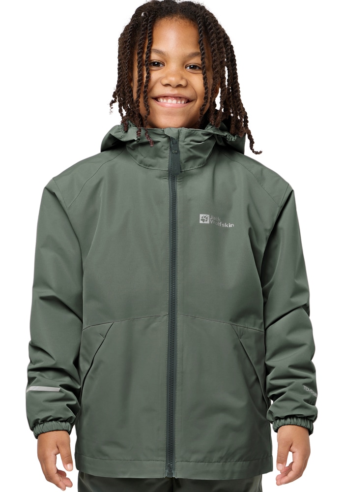 Jack Wolfskin 3-in-1-Funktionsjacke »ICELAND 3IN1 JACKET K« mit Kapuze 3in1, wasserdicht, Übergangsjacke/Winterjacke