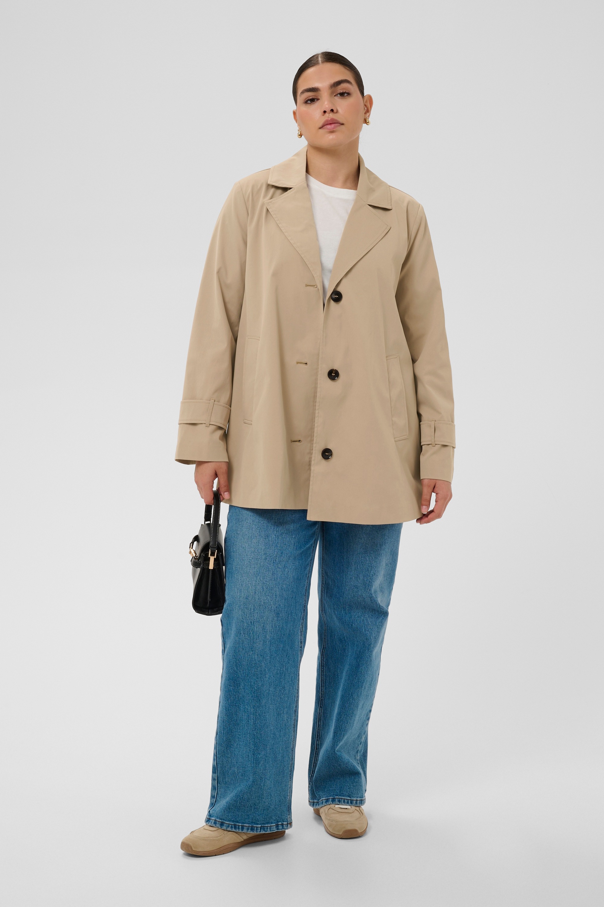KAFFE Curve Wintermantel »Damen Jacke KCjacky«