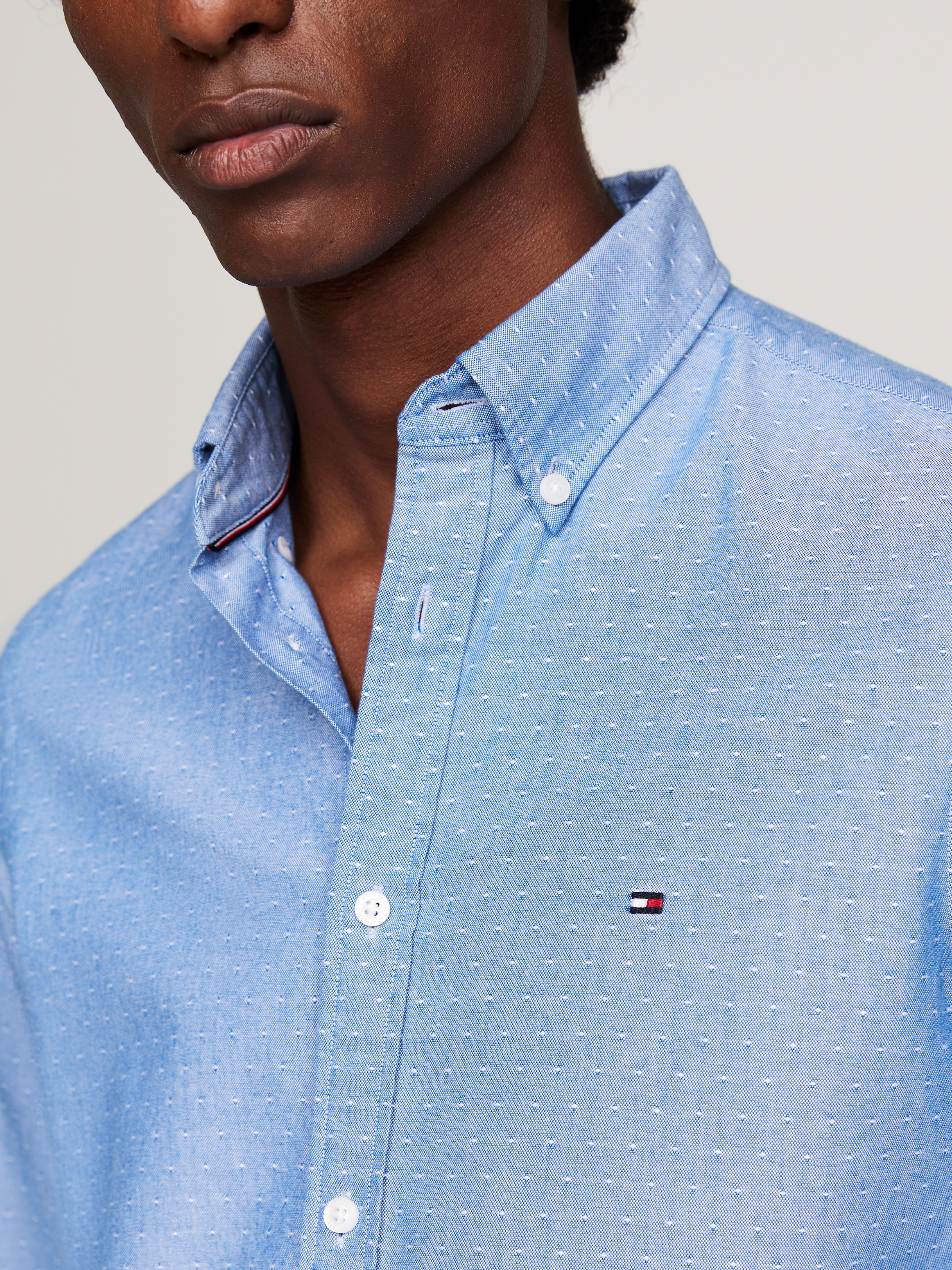 Tommy Hilfiger Langarmhemd »OXFORD DOBBY SF SHIRT«