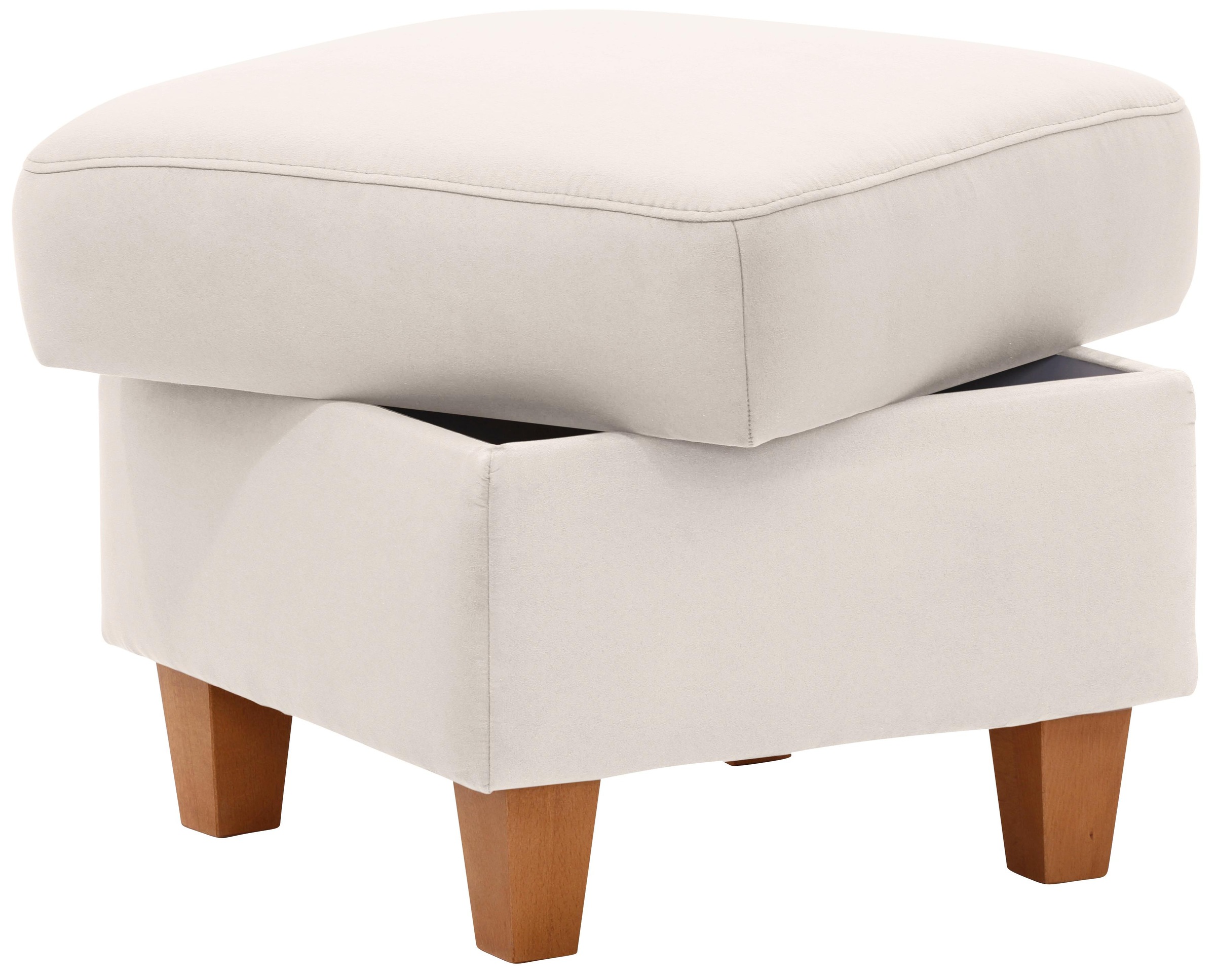 Home affaire Polsterhocker »Palmera, B: 58 cm« mit Stauraum, Federkern