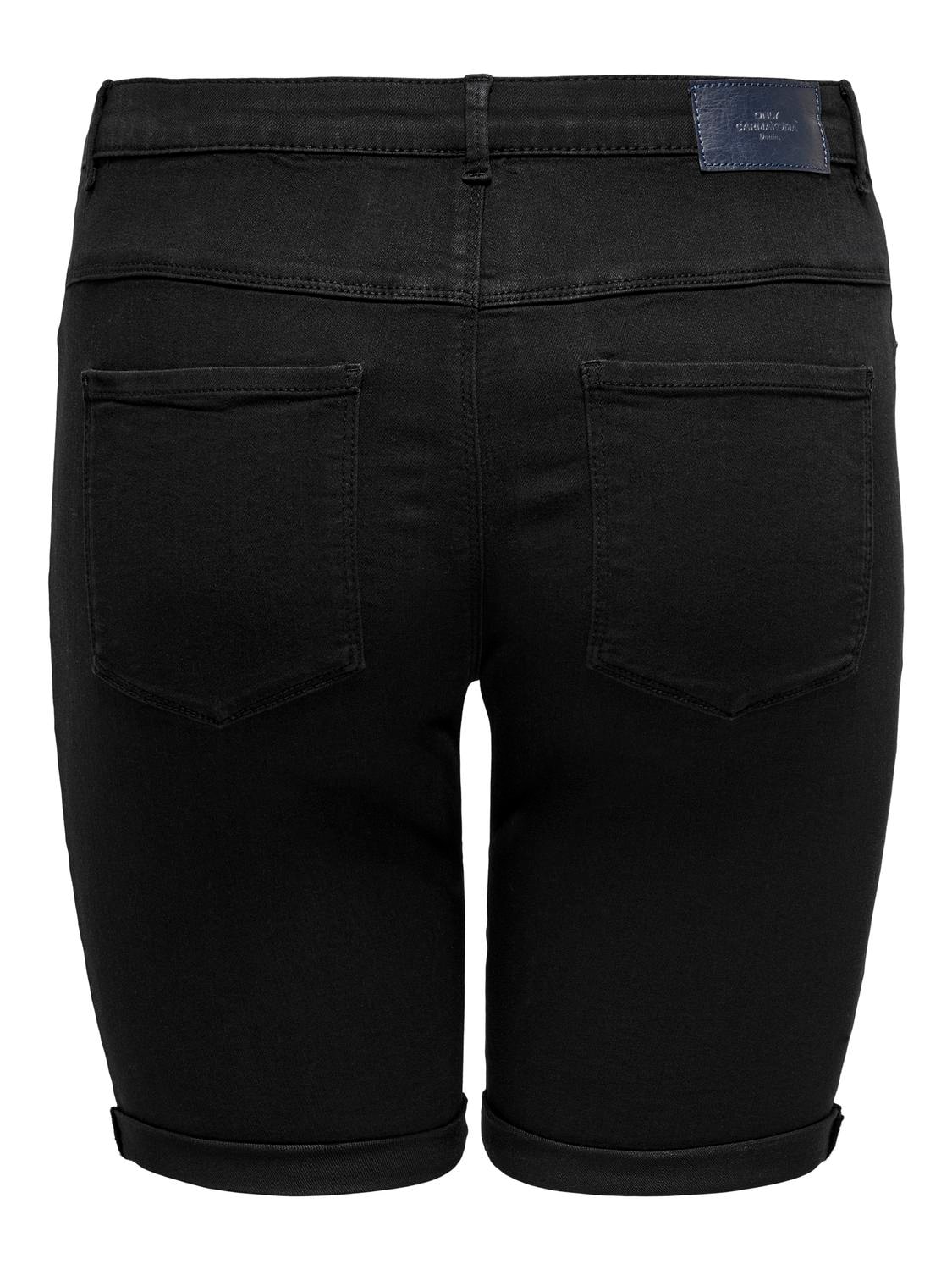 ONLY CARMAKOMA Jeansshorts »CARTHUNDER LIFE REG LONG SHORTS DNM«