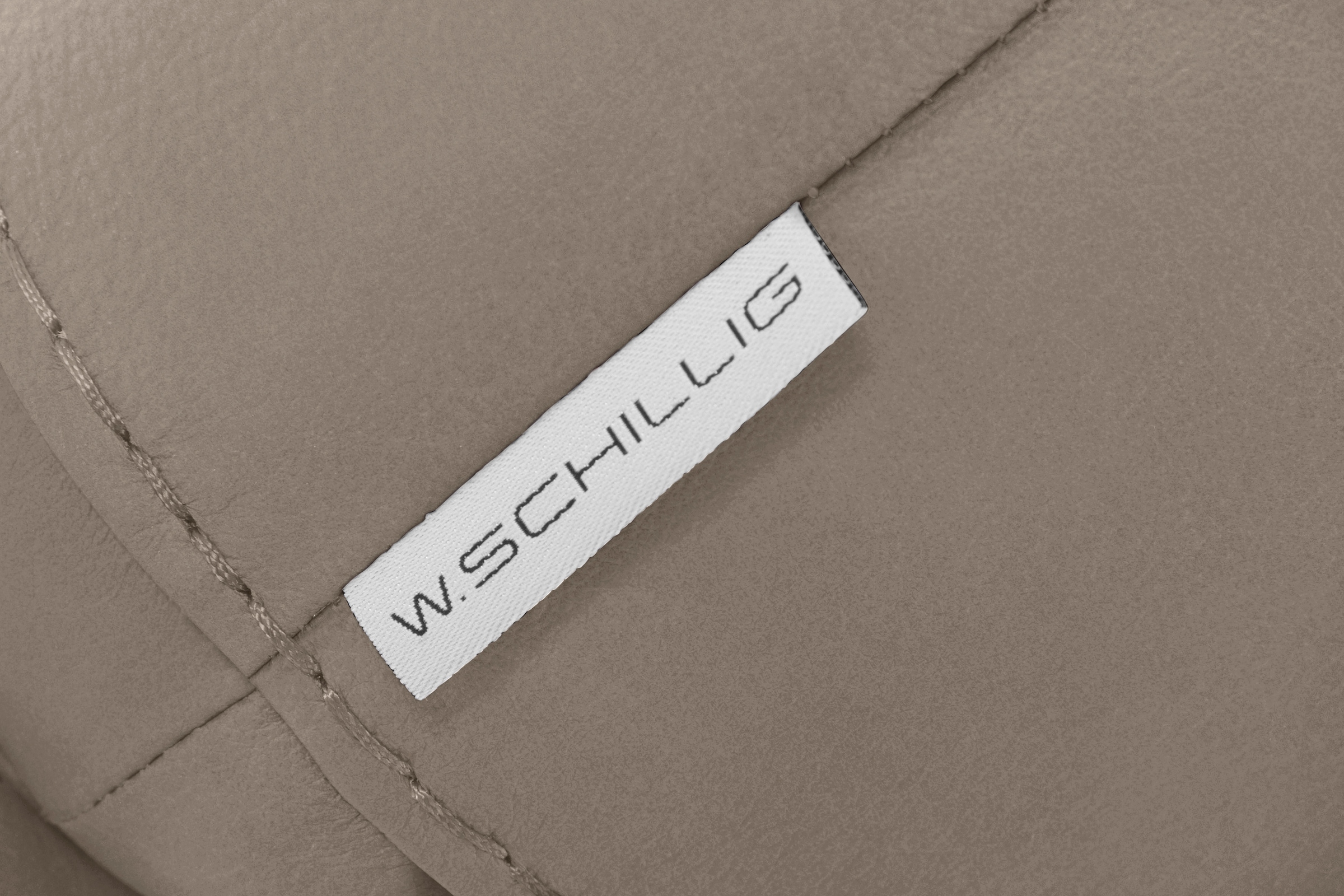 W.SCHILLIG Hocker »montanaa« mit Metallkufen in Silber matt, Breite 141 cm