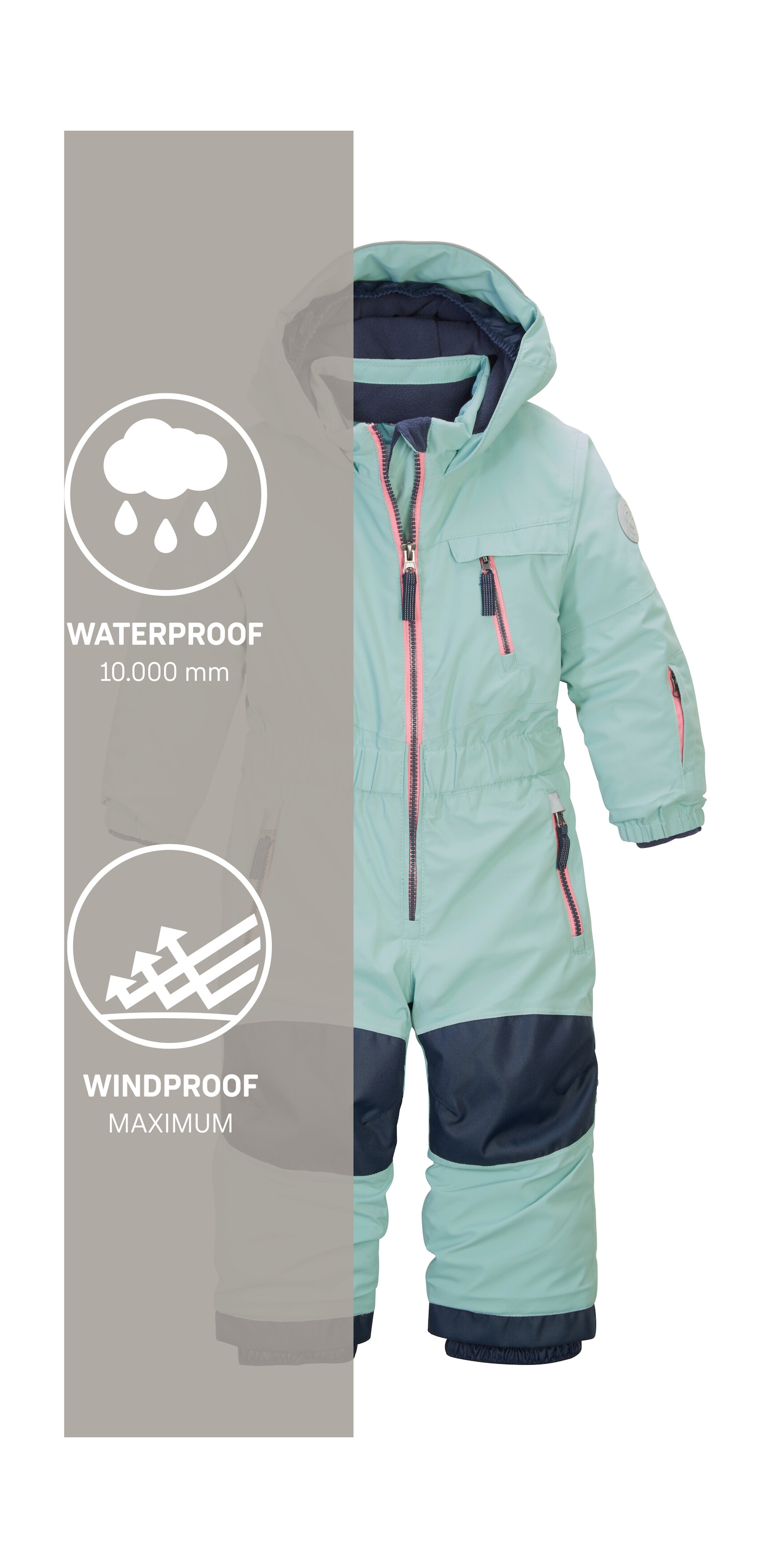 first instinct by killtec Overall »FISW 31 MNS ONPC«, Skioverall: wasserdicht, atmungsaktiv, reflektierend, verlängerbar