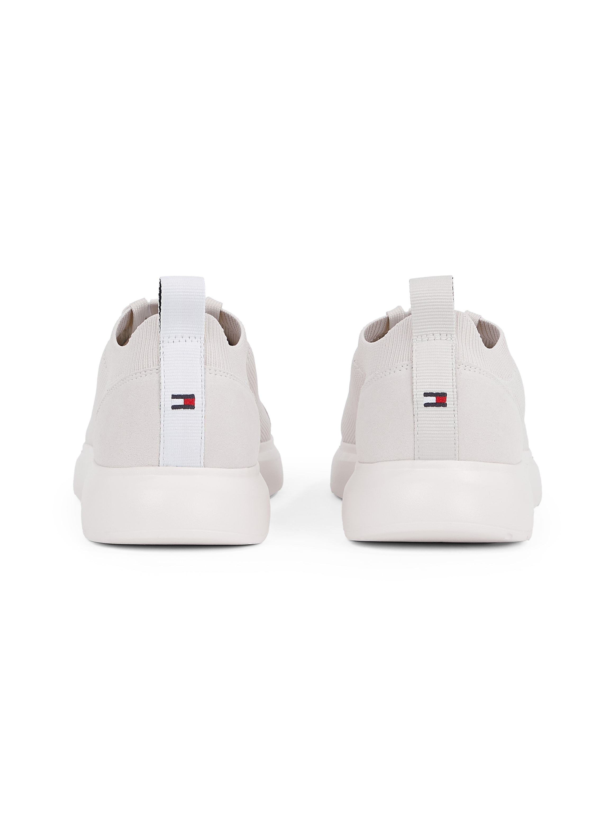 Tommy Hilfiger Sneaker »LIGHT CUPSOLE KNIT SEASONAL«, Freizeitschuh, Halbschuh, Schnürschuh mit Logoschriftzug