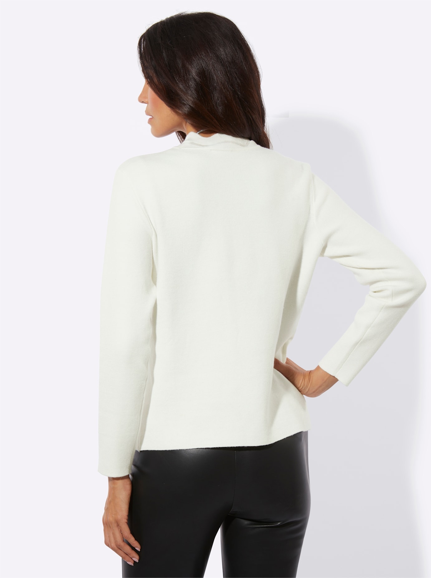 creation L Jacquardstrickjacke