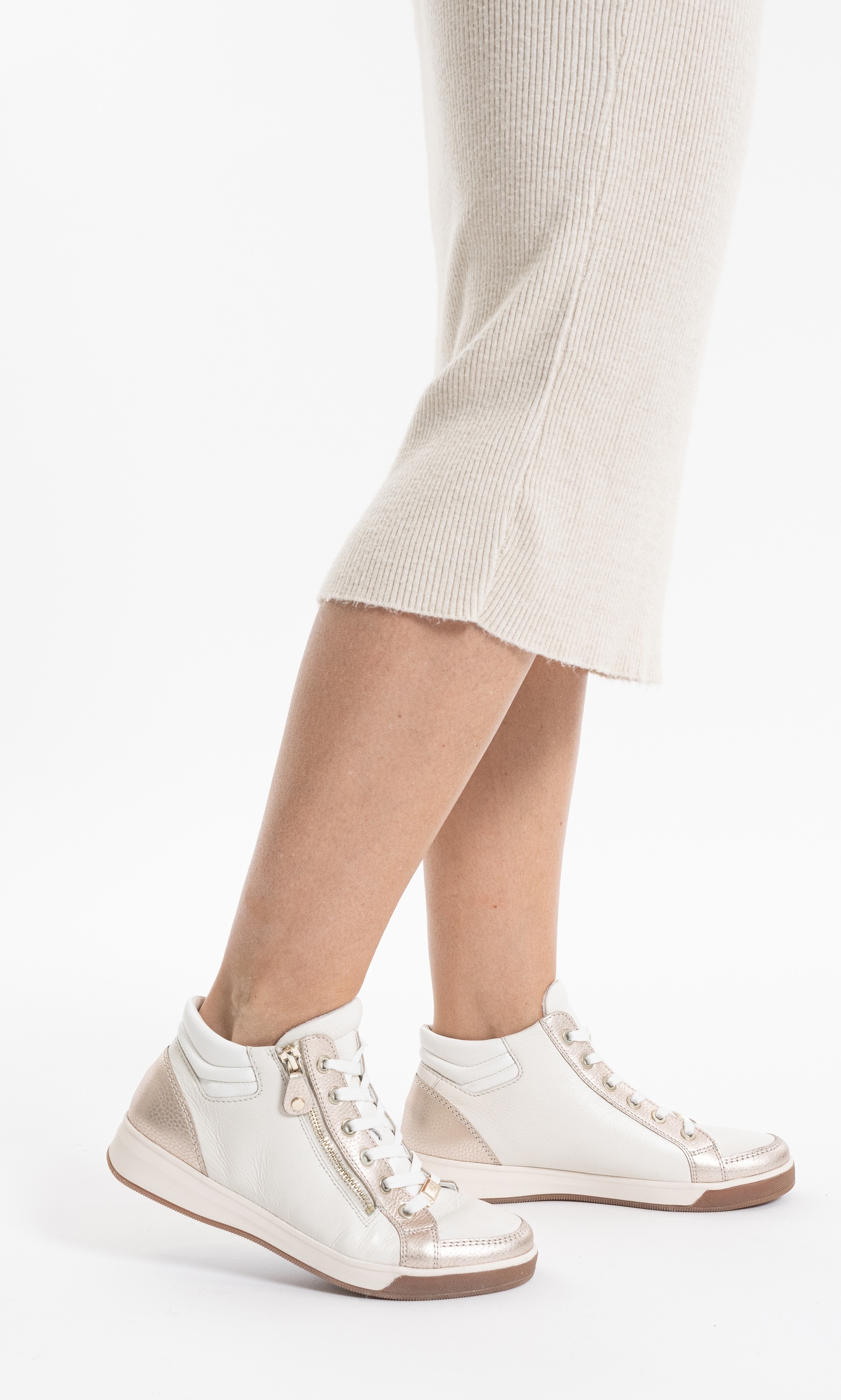 Ara Sneaker »ROM«, High Top Sneaker, Schnürboots mit Reißverschluss