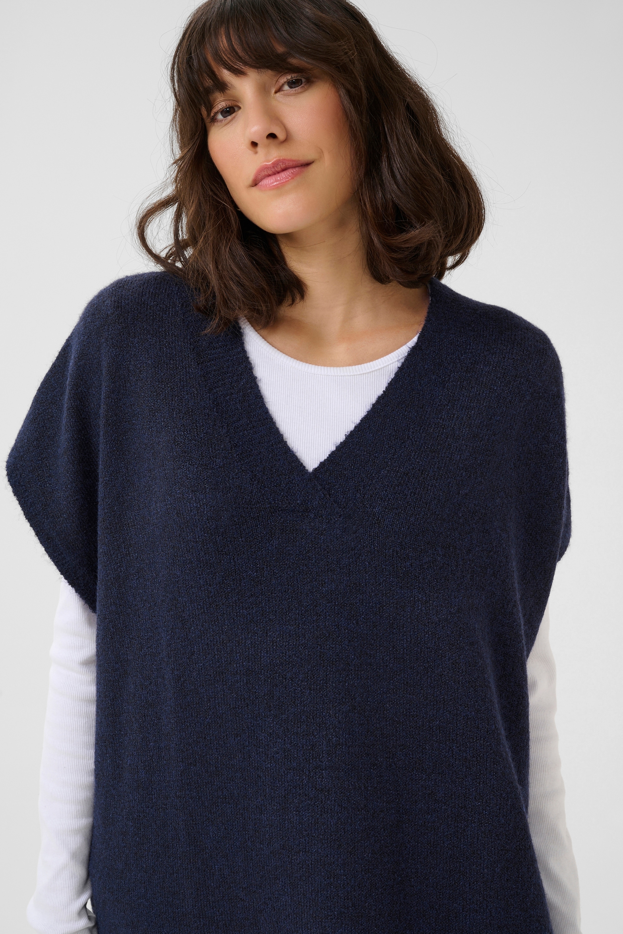 KAFFE Strickponcho »Poncho KAannetta«
