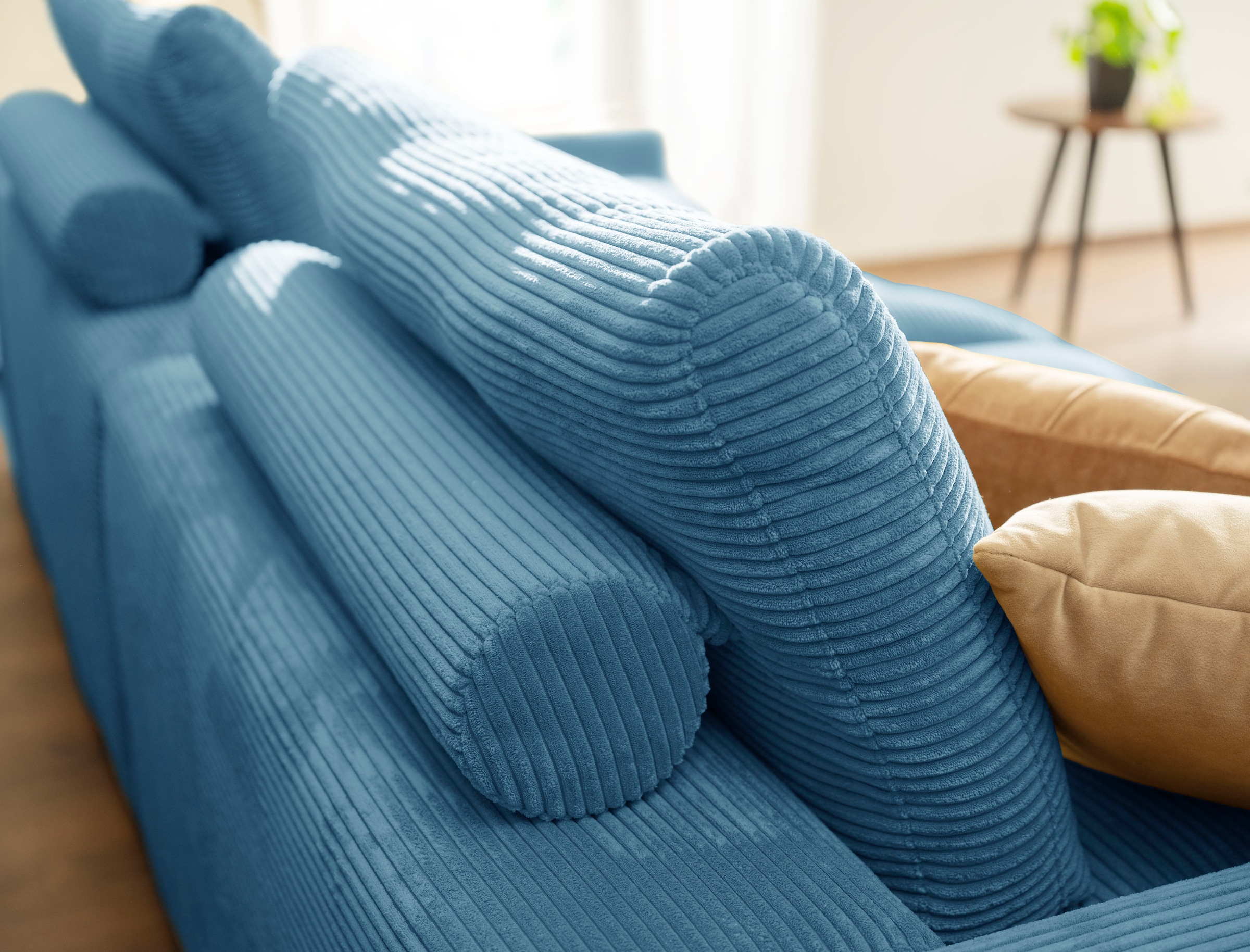 Cordstoff modernem »Sandy«, Rückenkissen, mit und bei alina Big-Sofa Sitz losen OTTO kaufen in