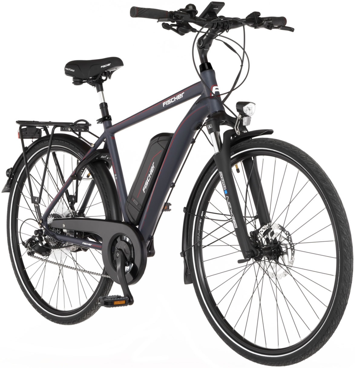 FISCHER Fahrrad E-Bike »VIATOR 2.0 557 50«, 8 Gang, Shimano, Acera Kettenschaltung, (mit Akku-Ladegerät-mit Werkzeug)