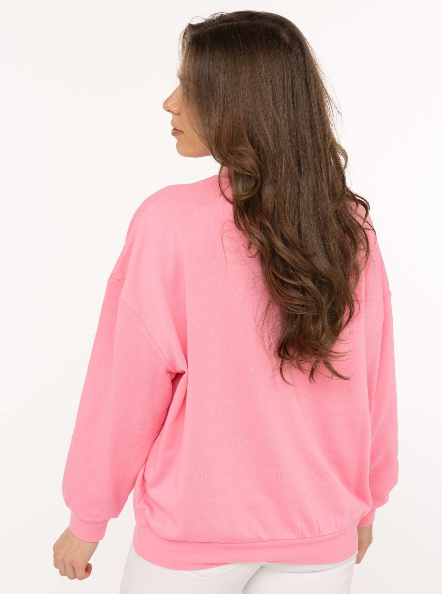Zwillingsherz Sweatshirt »"Feel Good Club"«, Rundhals, kleine Stickerei vorne
