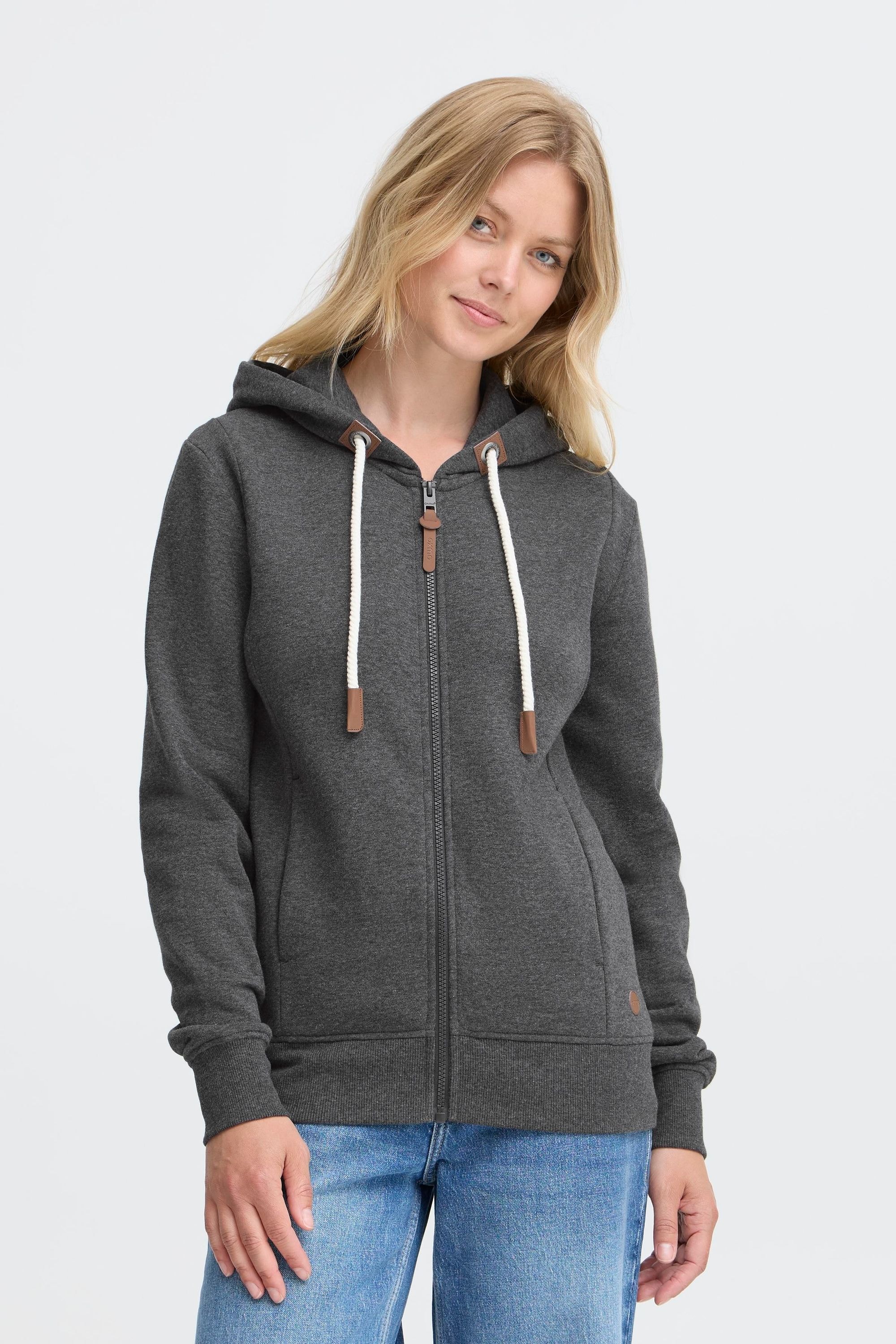 OXMO Kapuzensweatjacke »Kapuzenfleecejacke OXMILLE«