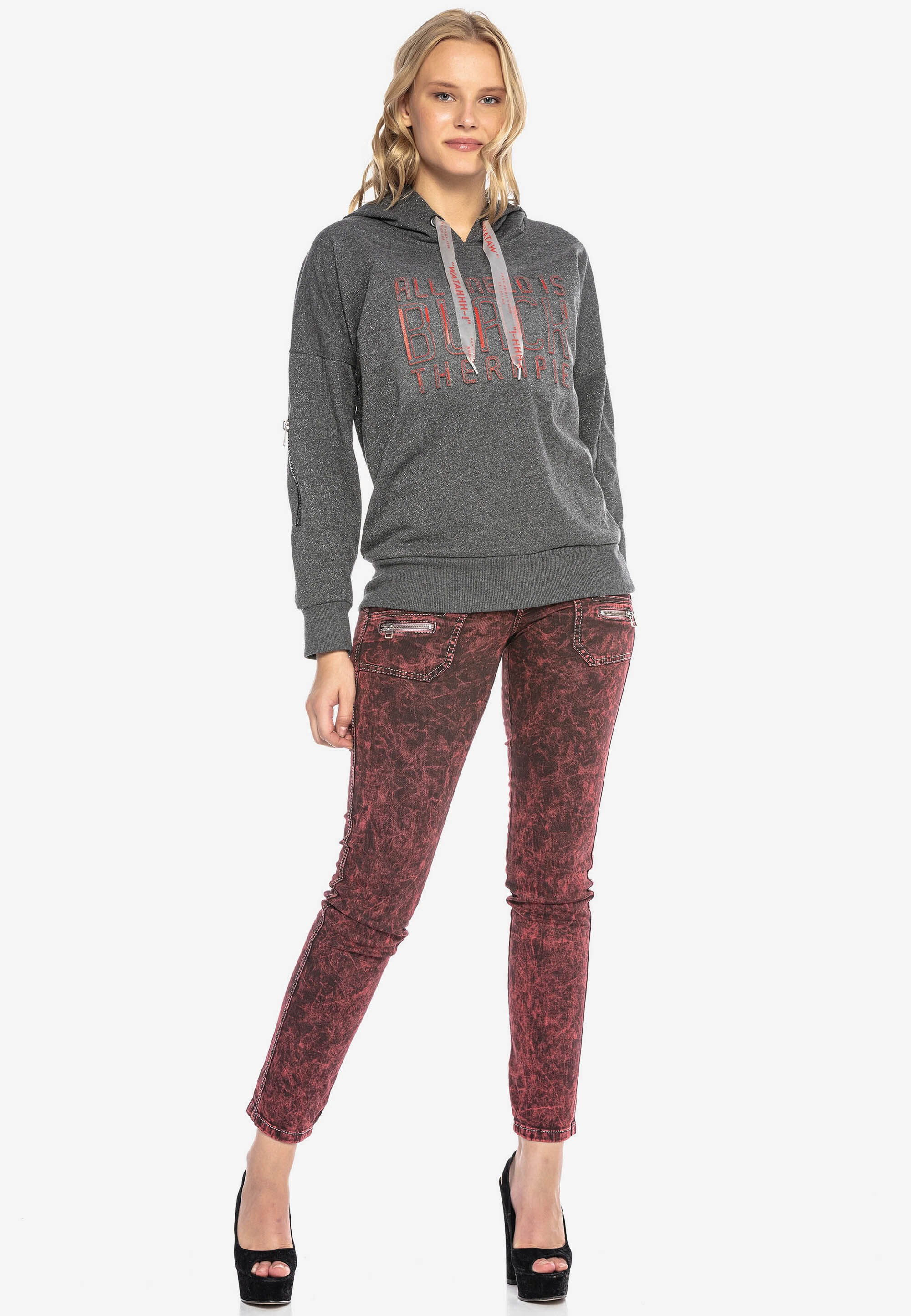 Cipo & Baxx Kapuzenpullover »WL246« mit Kapuze
