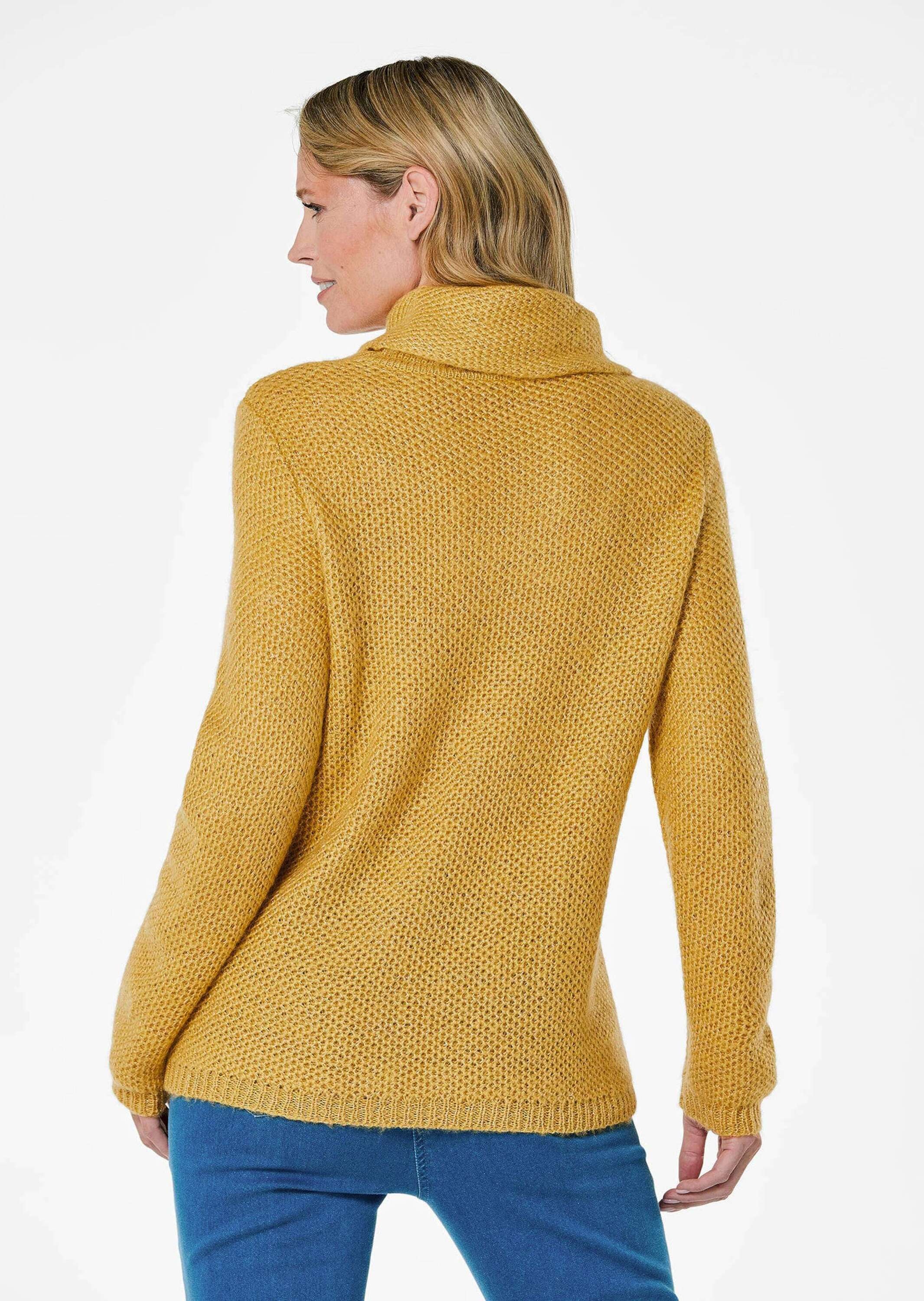 GOLDNER Strickpullover »Strickpullover mit interessanter Struktur und Glitzergarn«