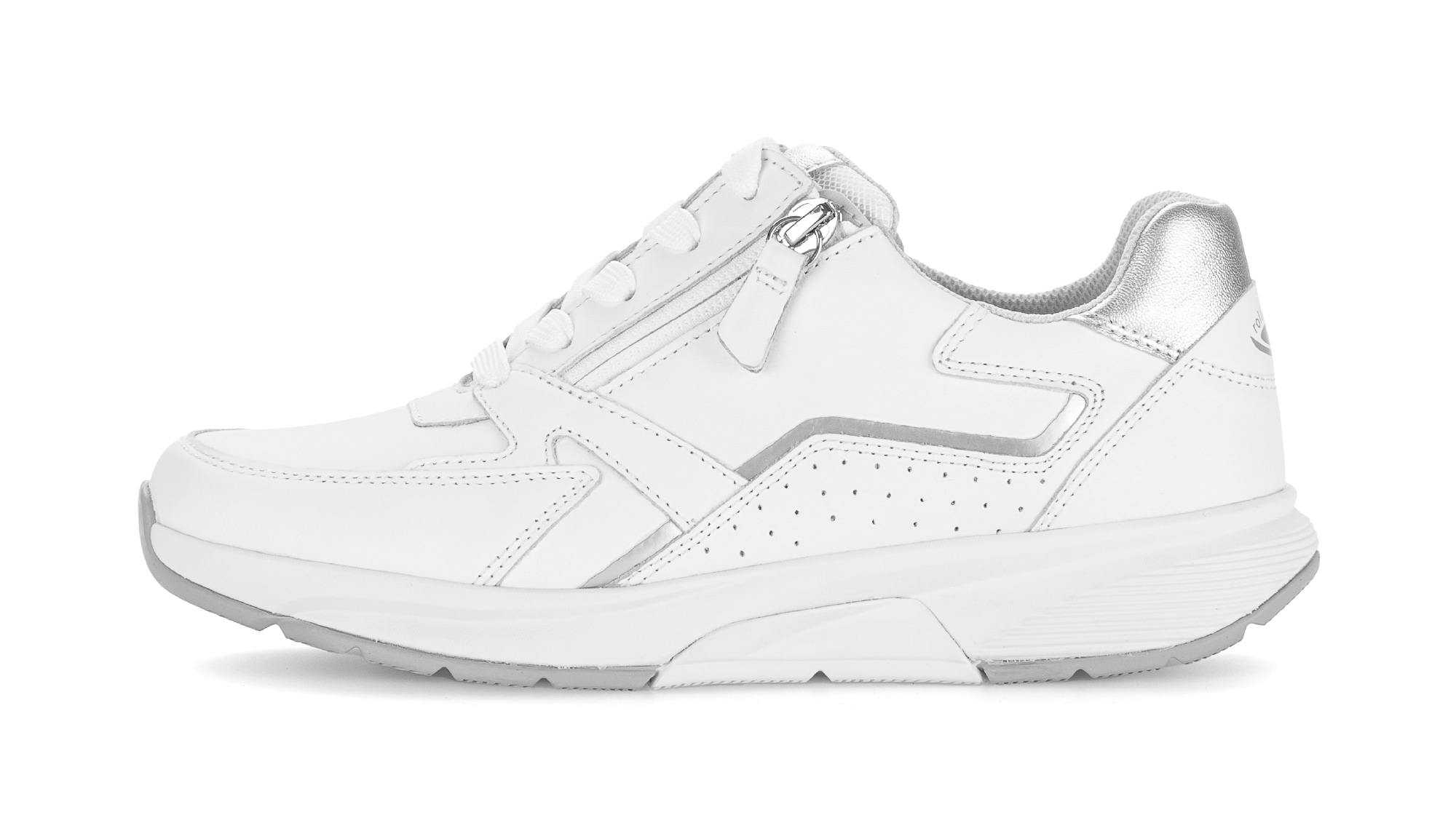 Gabor Rollingsoft Keilsneaker  , Freizeitschuh, Halbschuh, Schnürschuh mit Kontrastbesätzen