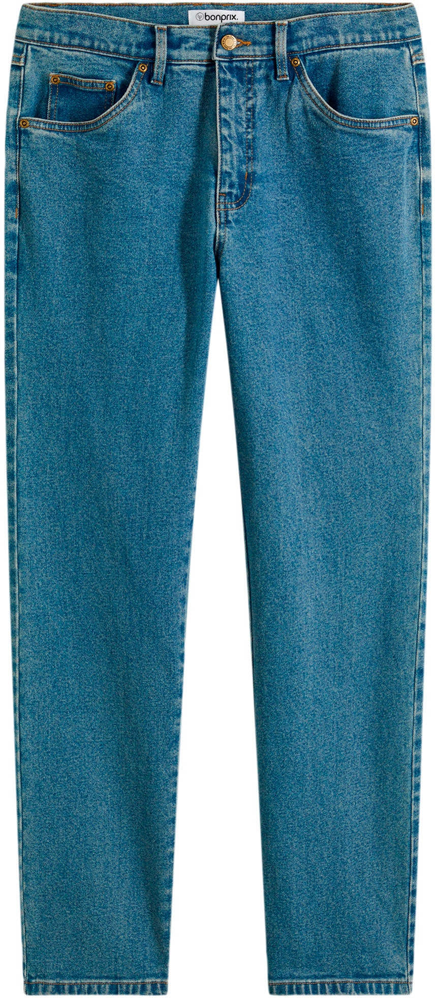 bonprix Gerade Jeans »Classic Fit Stretch-Jeans, Straight« klassische Passform, aus Baumwolle mit Elasthan