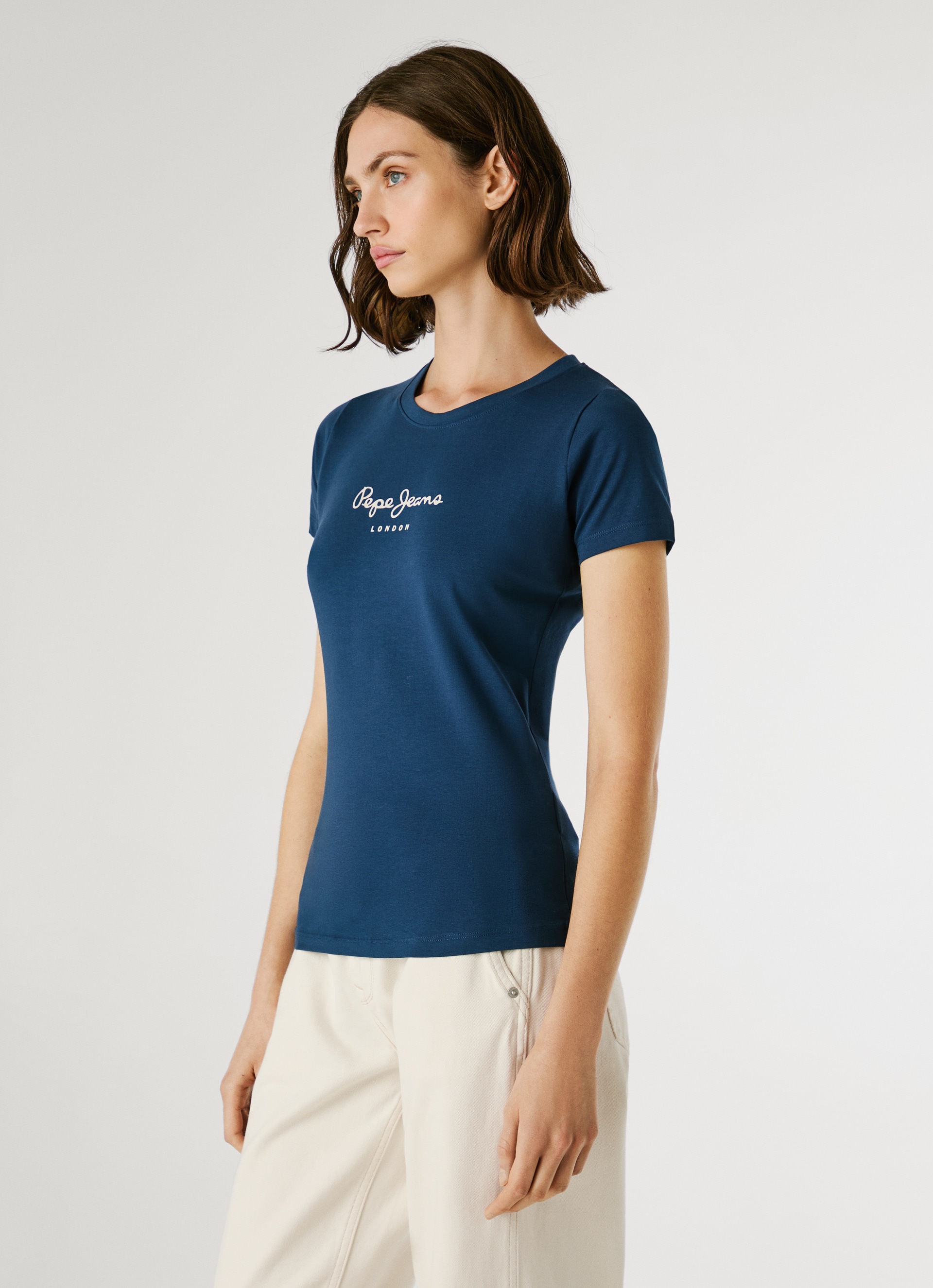 Pepe Jeans T-Shirt »NEW VIRGINIA« mit Logo-Print