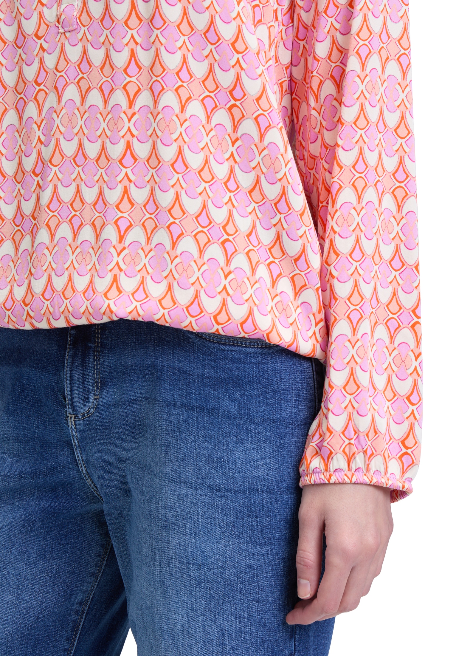 Cartoon Klassische Bluse »Casual-Bluse mit Muster«