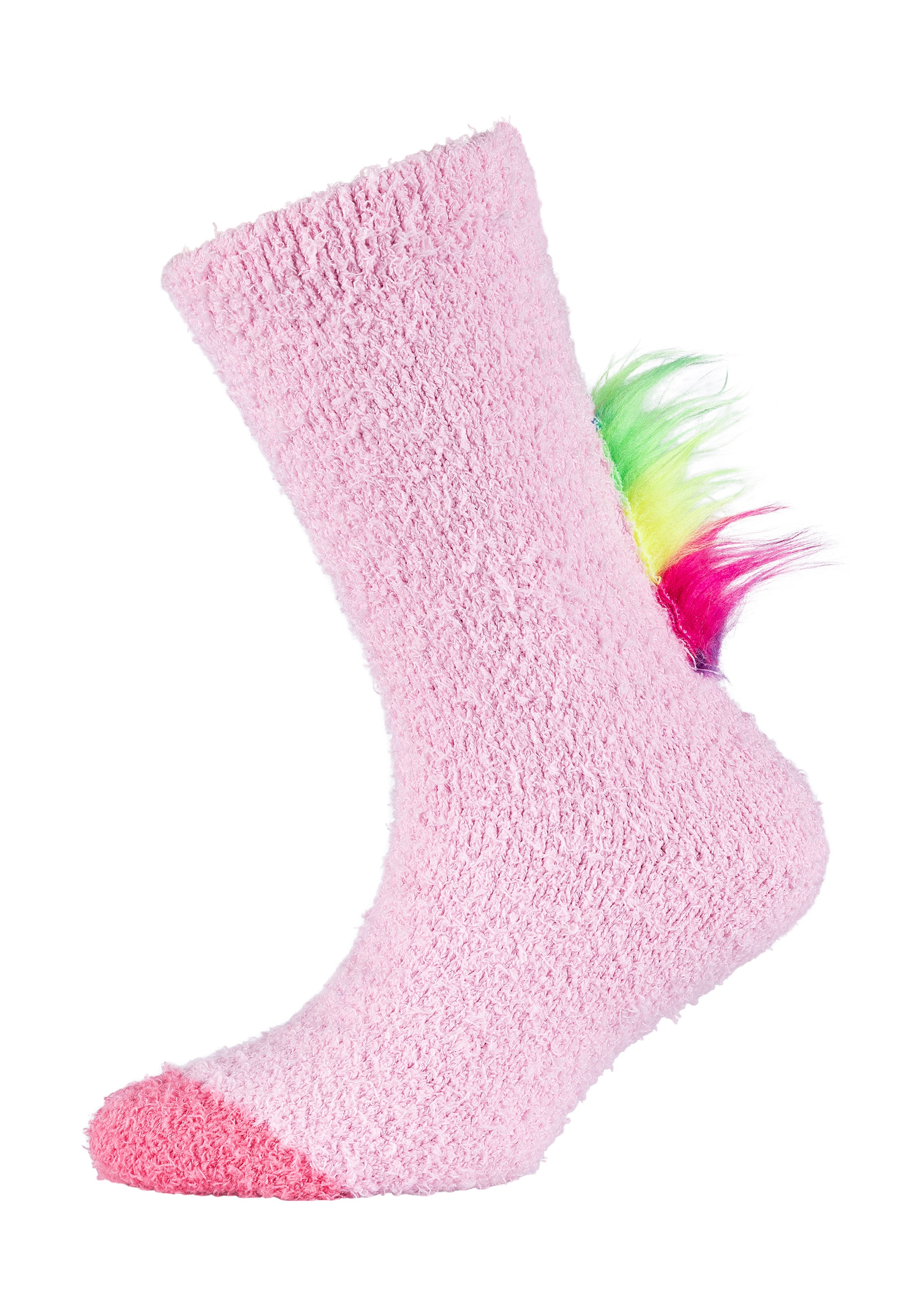 Camano Socken »COSY FANCY APPLICATION SOCKS« 4 Paar tlg. mit elastischem Bund