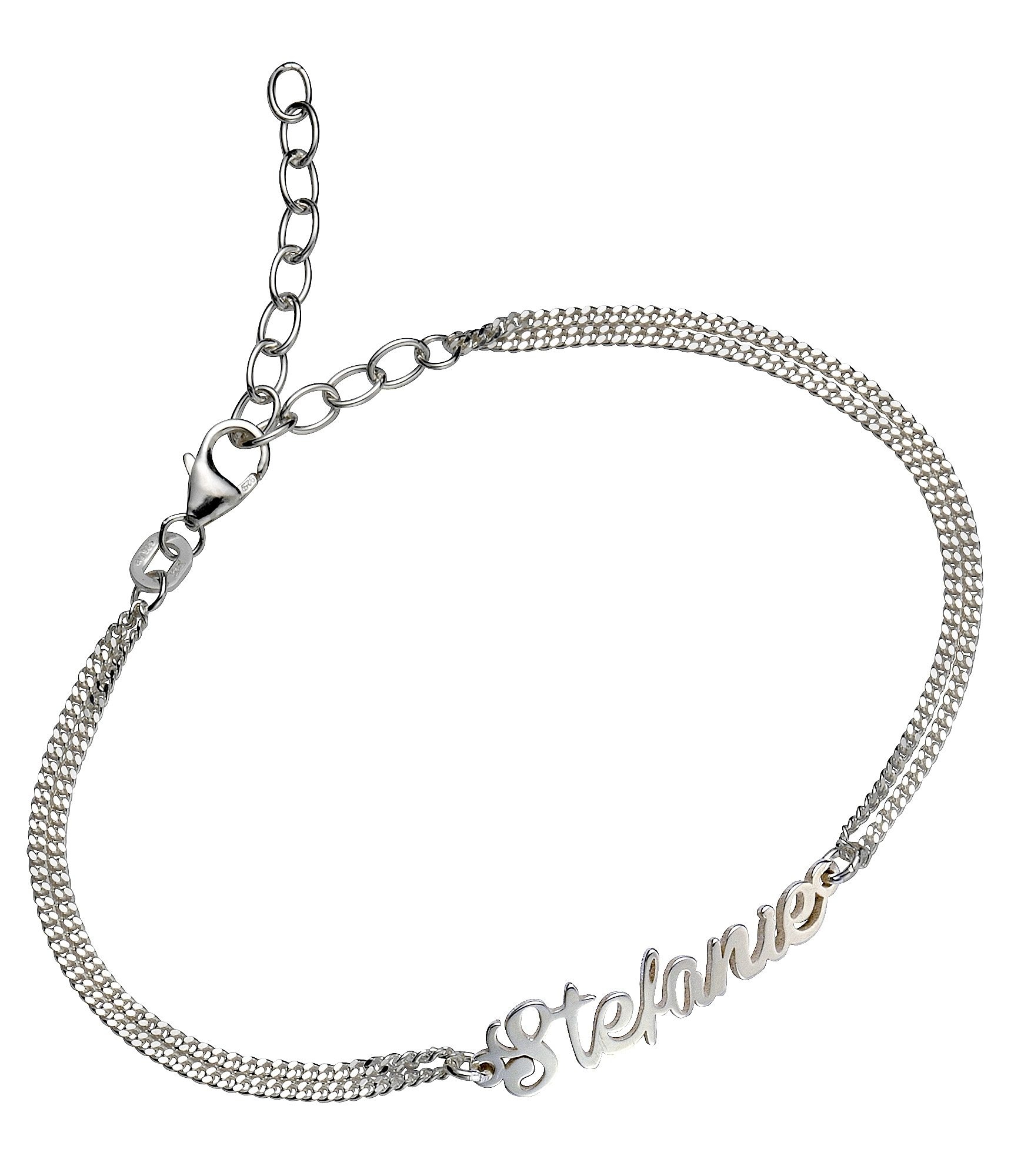 Firetti Armband mit Gravur »Schmuck Geschenk Silber 925 Namensarmband zur Namenskette«