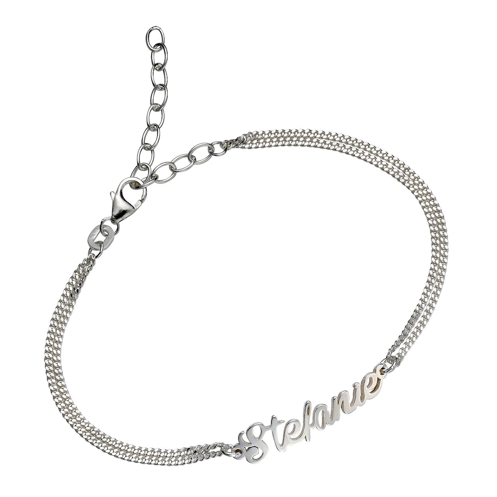 Firetti Armband mit Gravur »Schmuck Geschenk Silber 925 Namensarmband zur Namenskette«
