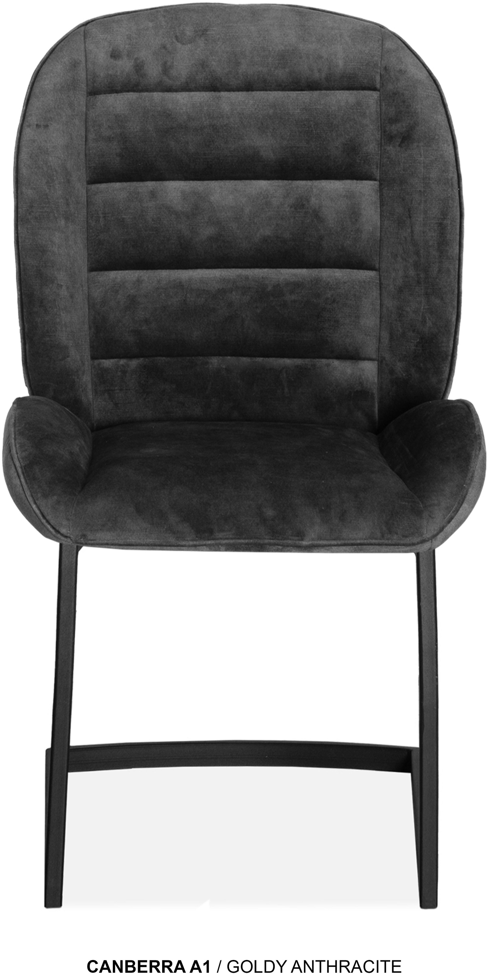 OMG Design Esszimmerstuhl »Canberra« (Set) 1 Stk.Esszimmerstuhl, pflegeleichter Samtvelour Bezug