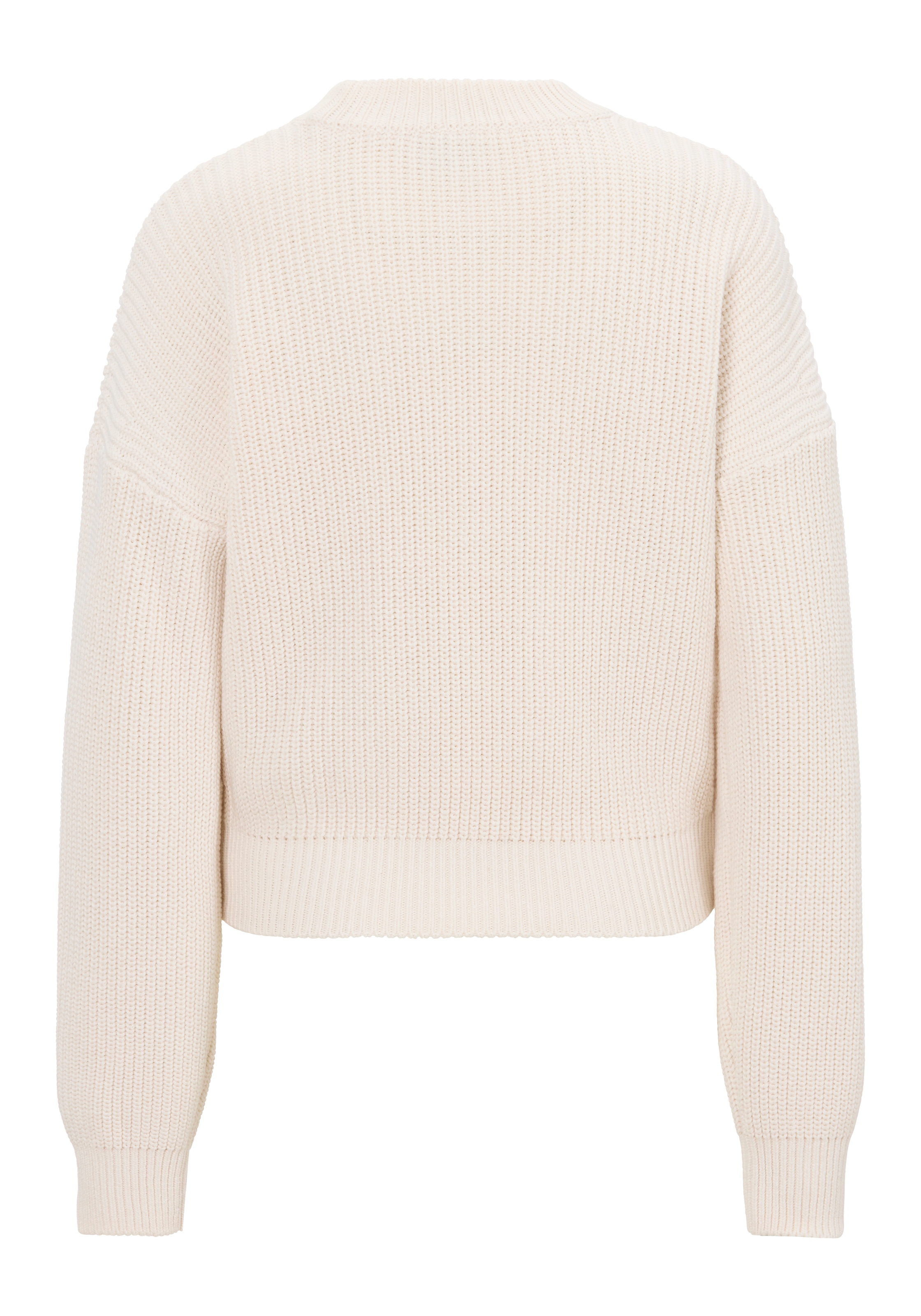 HUGO Blue Strickpullover »Slogery«, mit "Happy Hugo" Badge