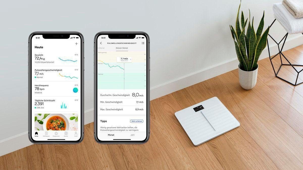 Withings Körper-Analyse-Waage »Body Cardio«
