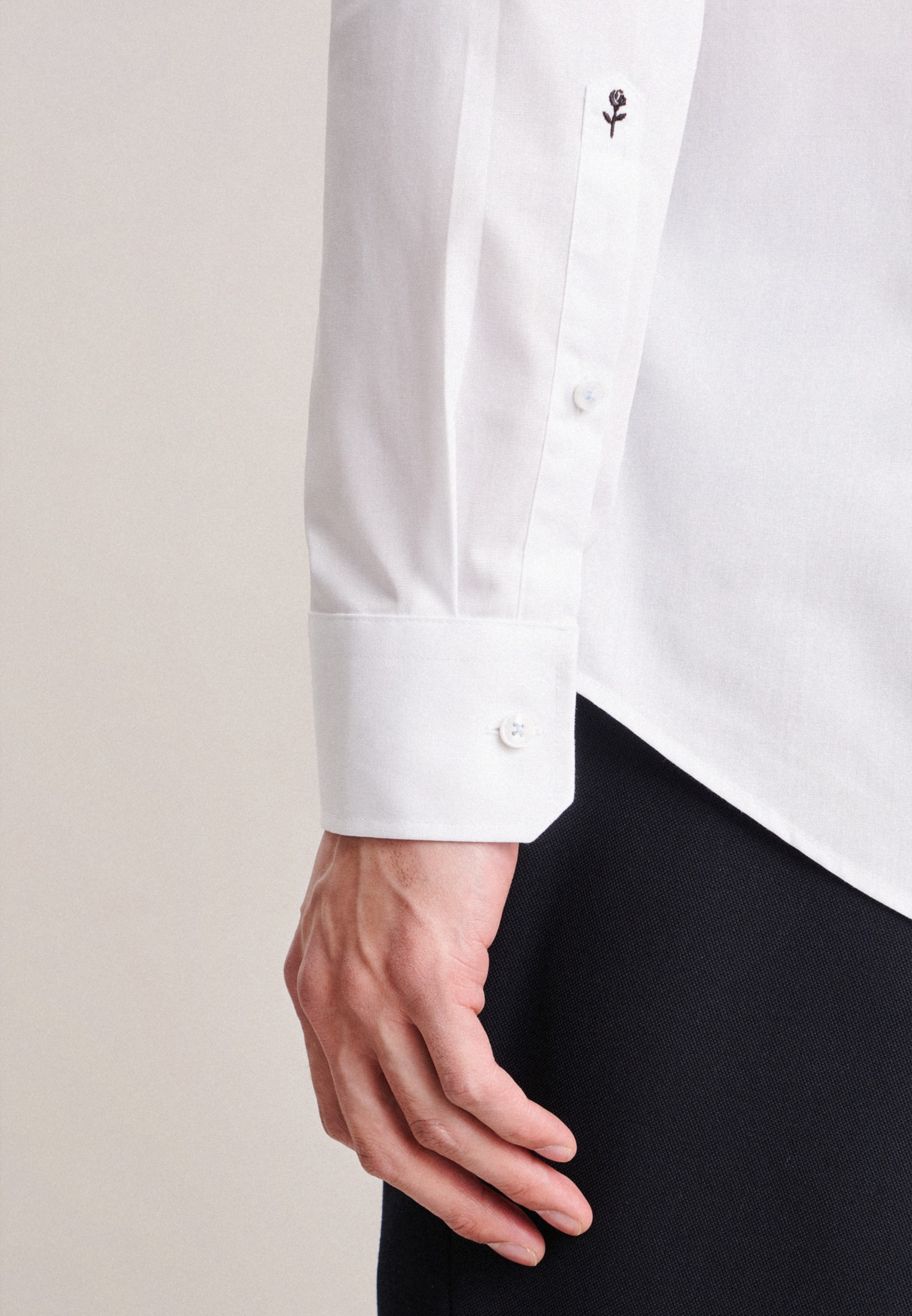 seidensticker Businesshemd »Slim«, Slim Langarm Kentkragen Uni