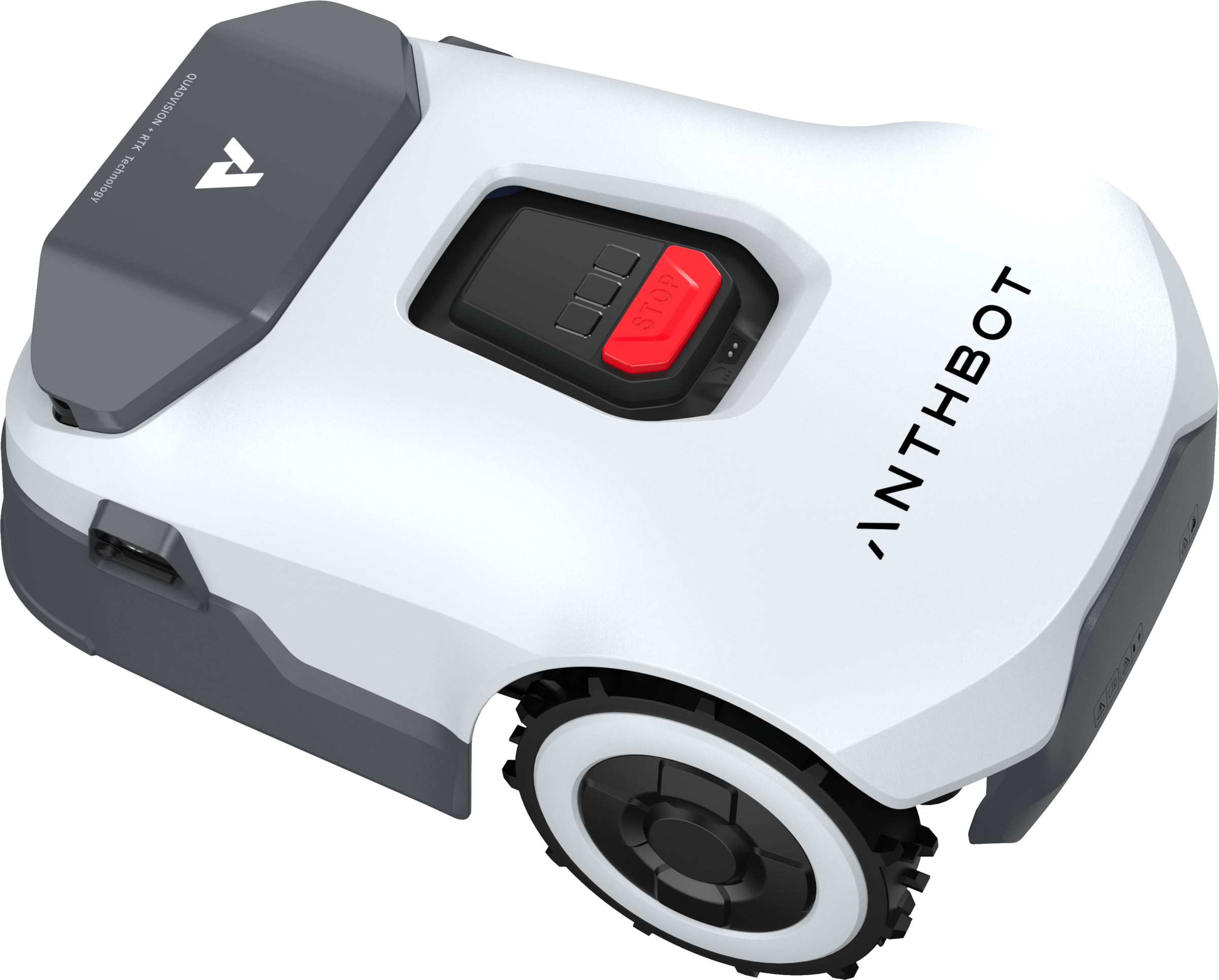 Anthbot Rasenmähroboter »90ANT-LMGenie600E« KI‑Hindernisvermeidung, Multi‑Zonen-Verwaltung,   Kabellose Installation, Full‑Band‑RTK mit 4 KI‑Kameras