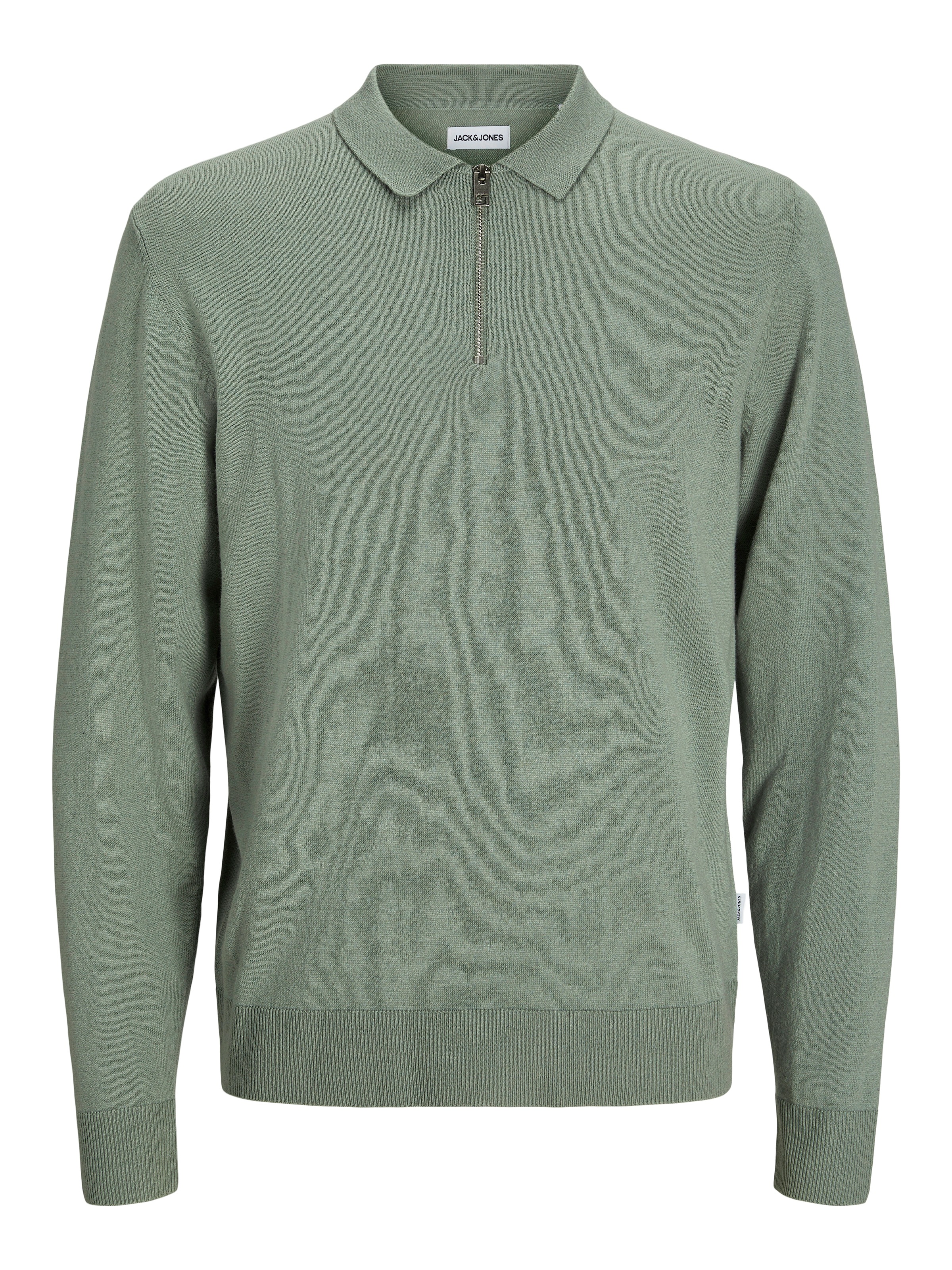 Jack & Jones Polokragenpullover »JJEEMIL KNIT POLO HALF ZIP LS NOOS«, mit Polo Kragen