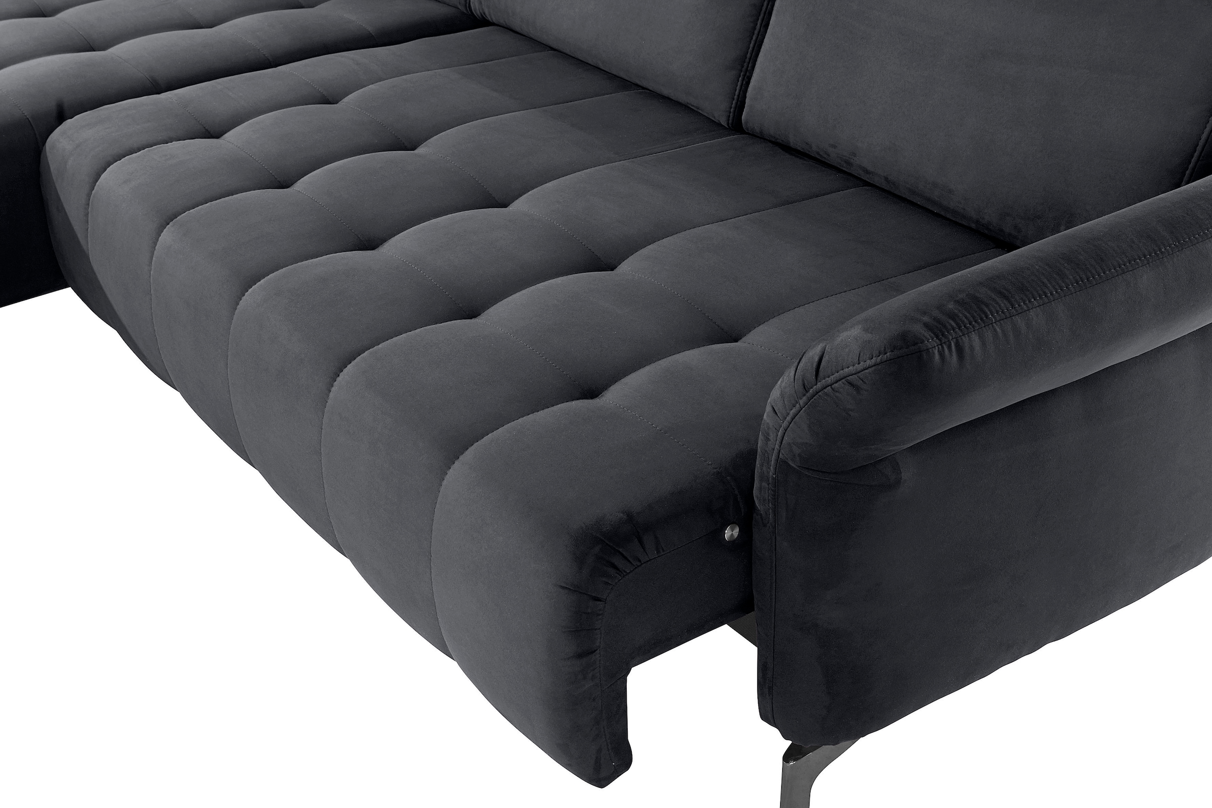 INOSIGN Ecksofa »Fresh L-Form«, Federkern, wahlweise Kopfteilverstellung und motorischer Vorziehsitz