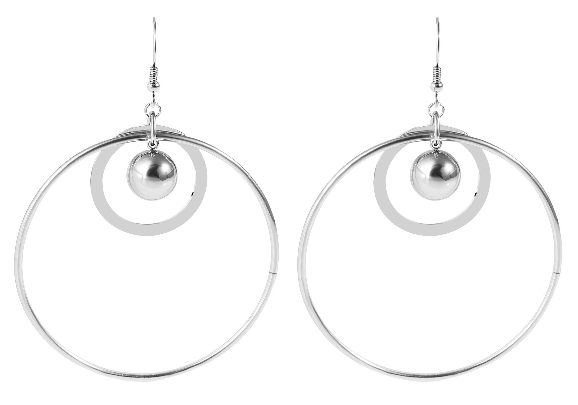 Adelia´s Paar Ohrhänger »Damen Ohrringe ¿ Ohrhänger aus Edelstahl«